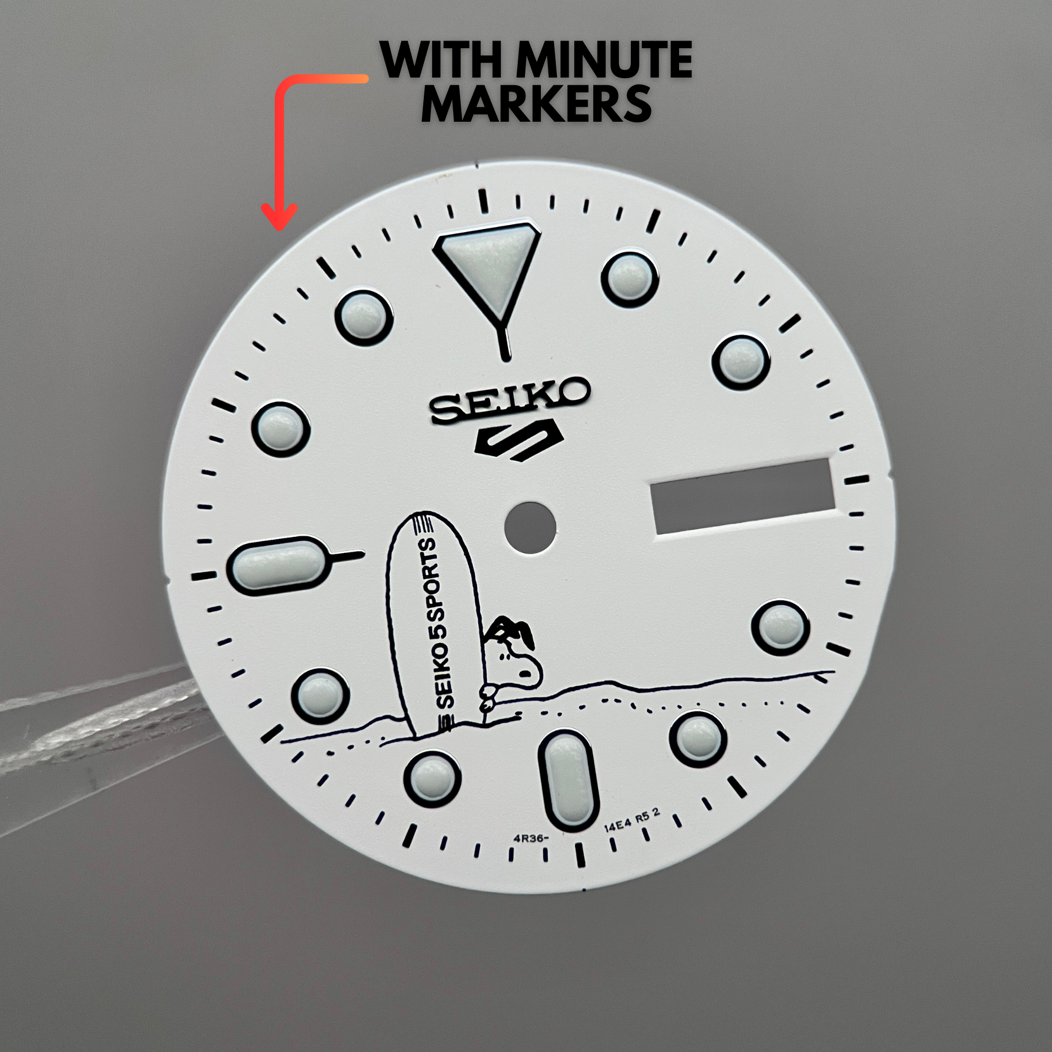 Seiko SRPK25 "Snoopy" OEM Dial