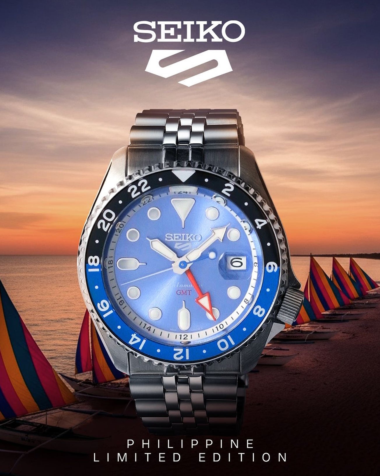 Seiko SSK055 "5KX" GMT OEM Dial