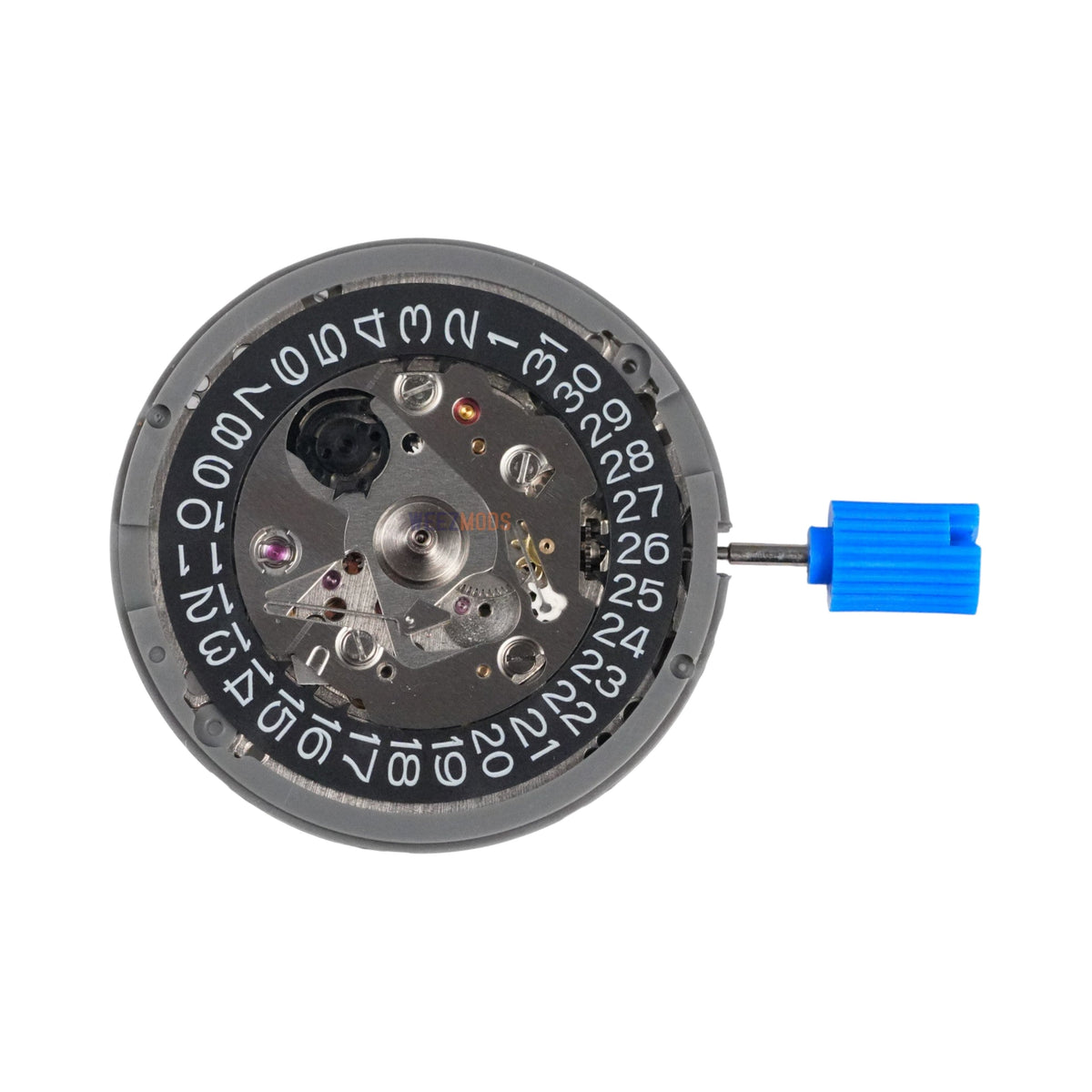 Seiko 6R35A: OEM Black Date Automatic Movement (3:00" & 3:80" Position)