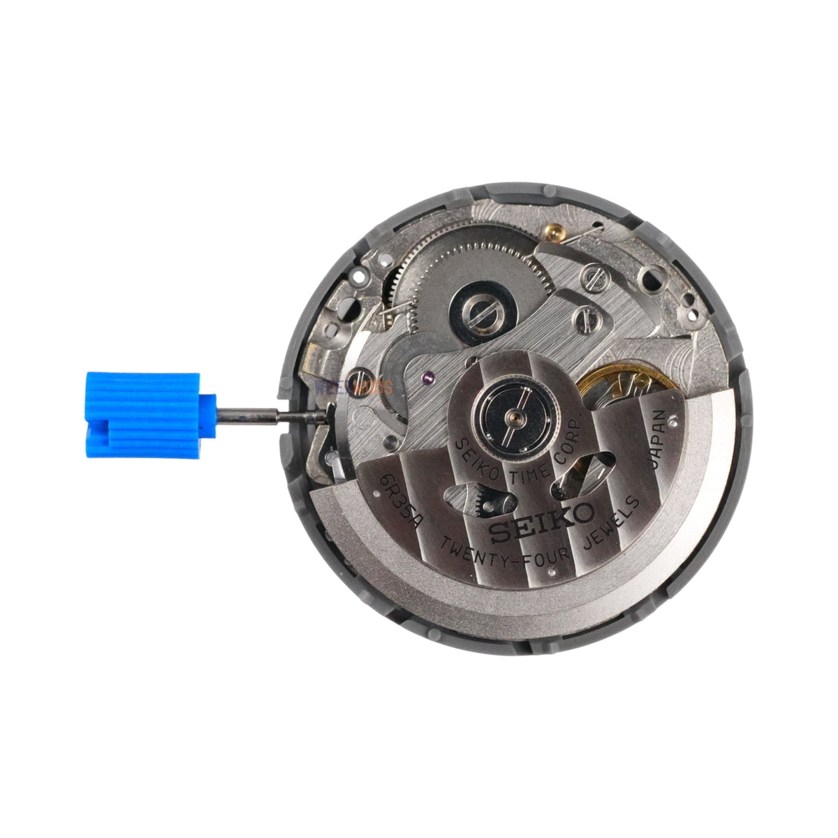 Seiko 6R35A: OEM Black Date Automatic Movement (3:00" & 3:80" Position)
