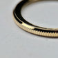 Coin Edge Bezel: Polished Gold