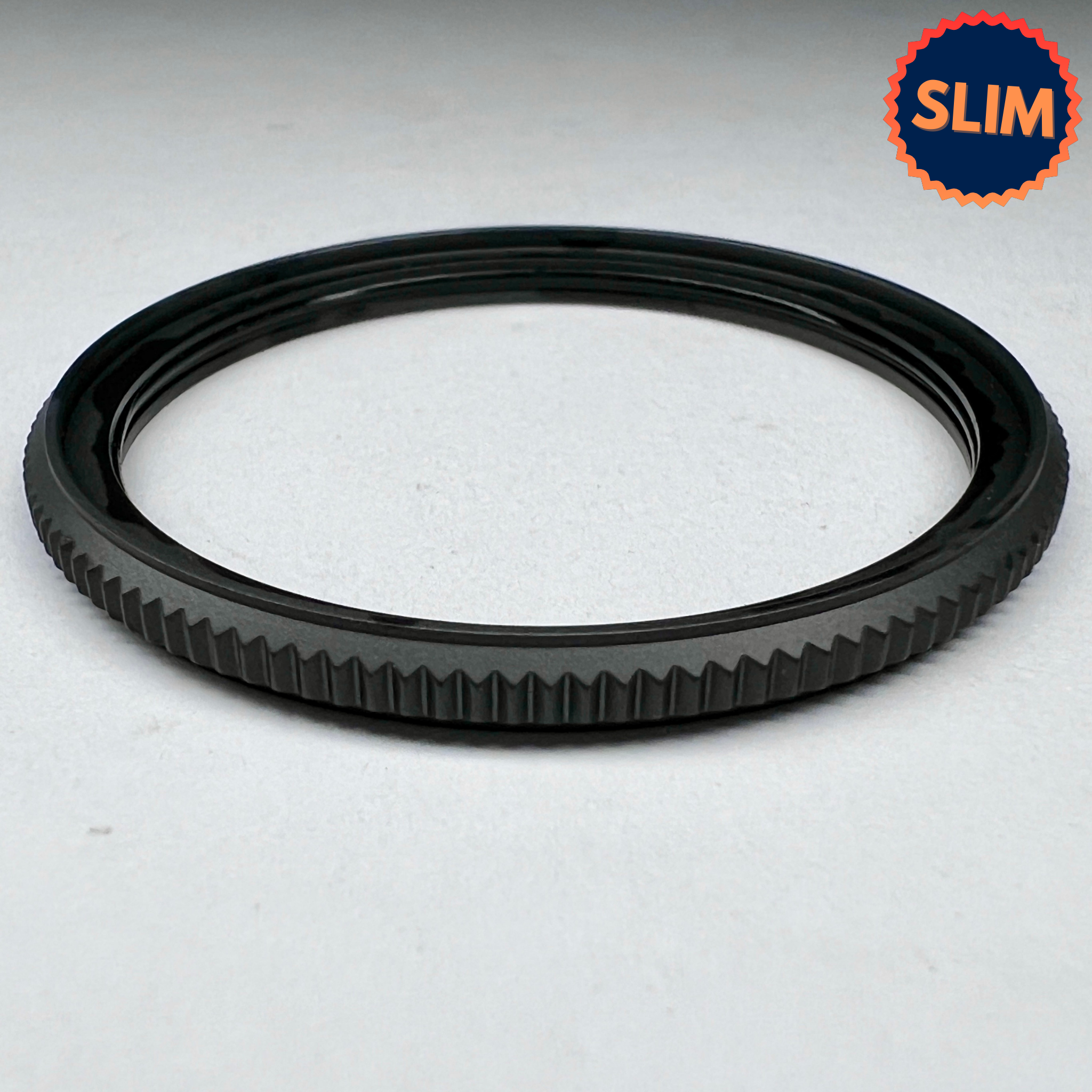 "Slim" Coin Edge Bezel: Matte Black