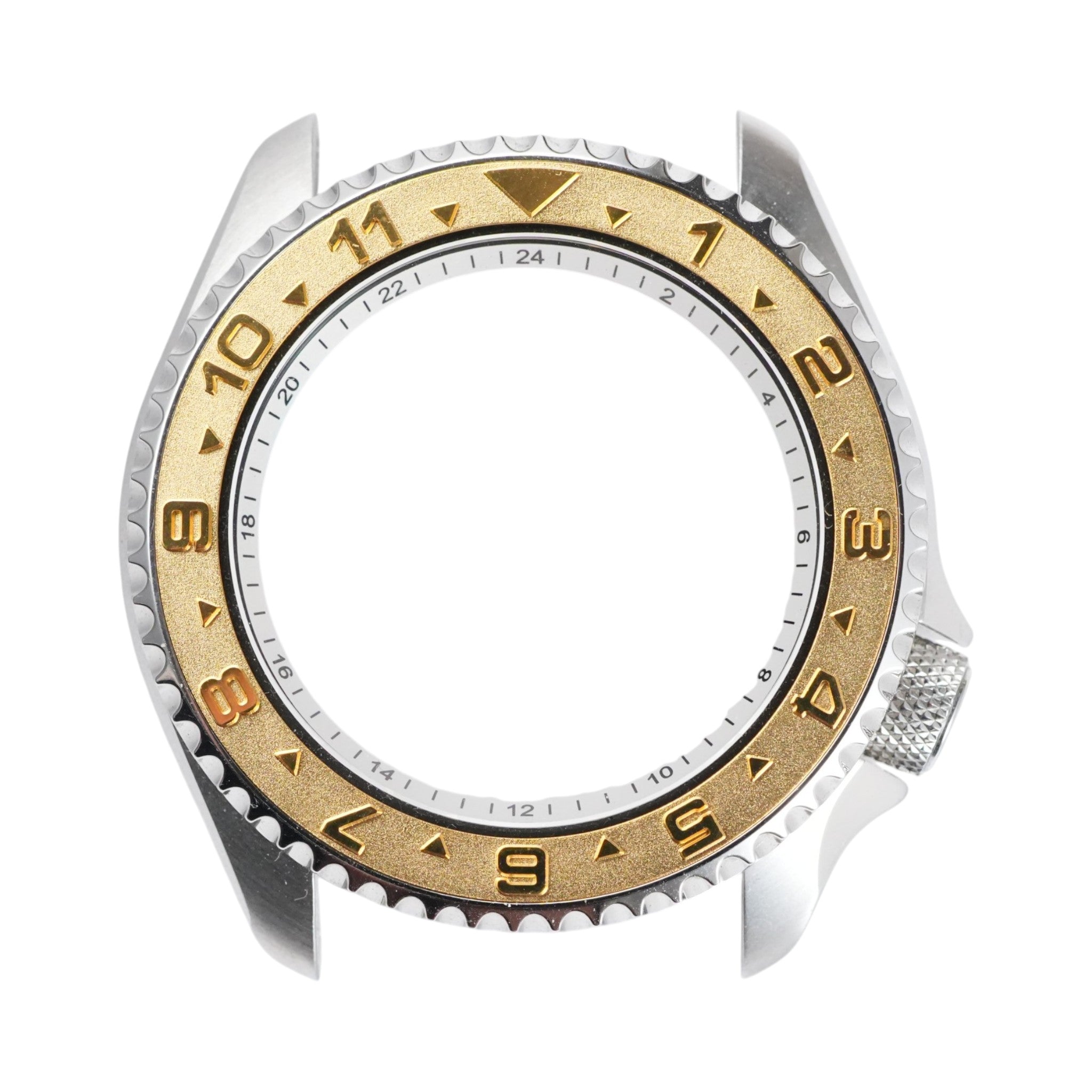 SKX007/SRPD Dual-Time Flat: Gold in Steel