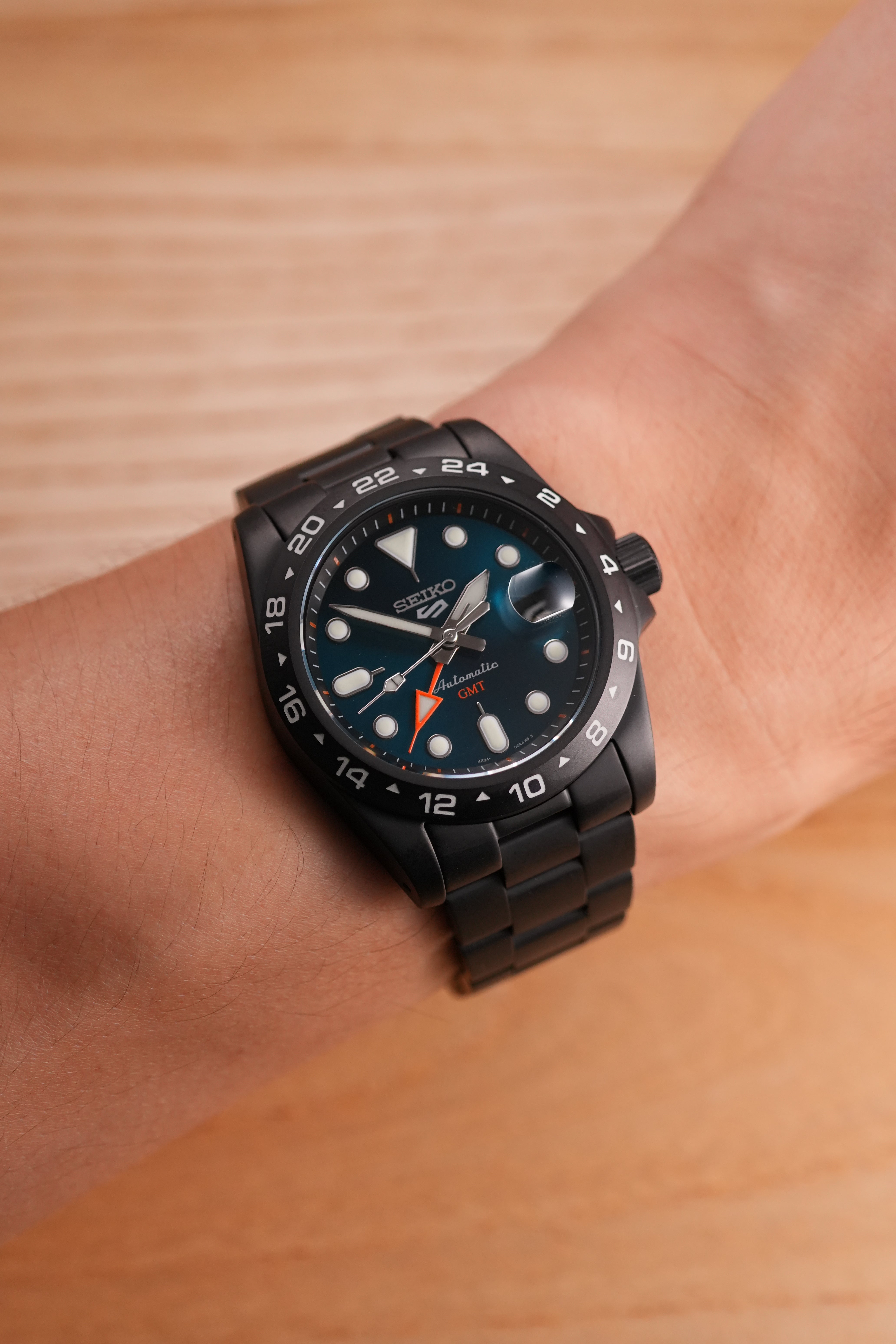 SKX007 SSK045 GMT: Matte Black Submariner in Oyster
