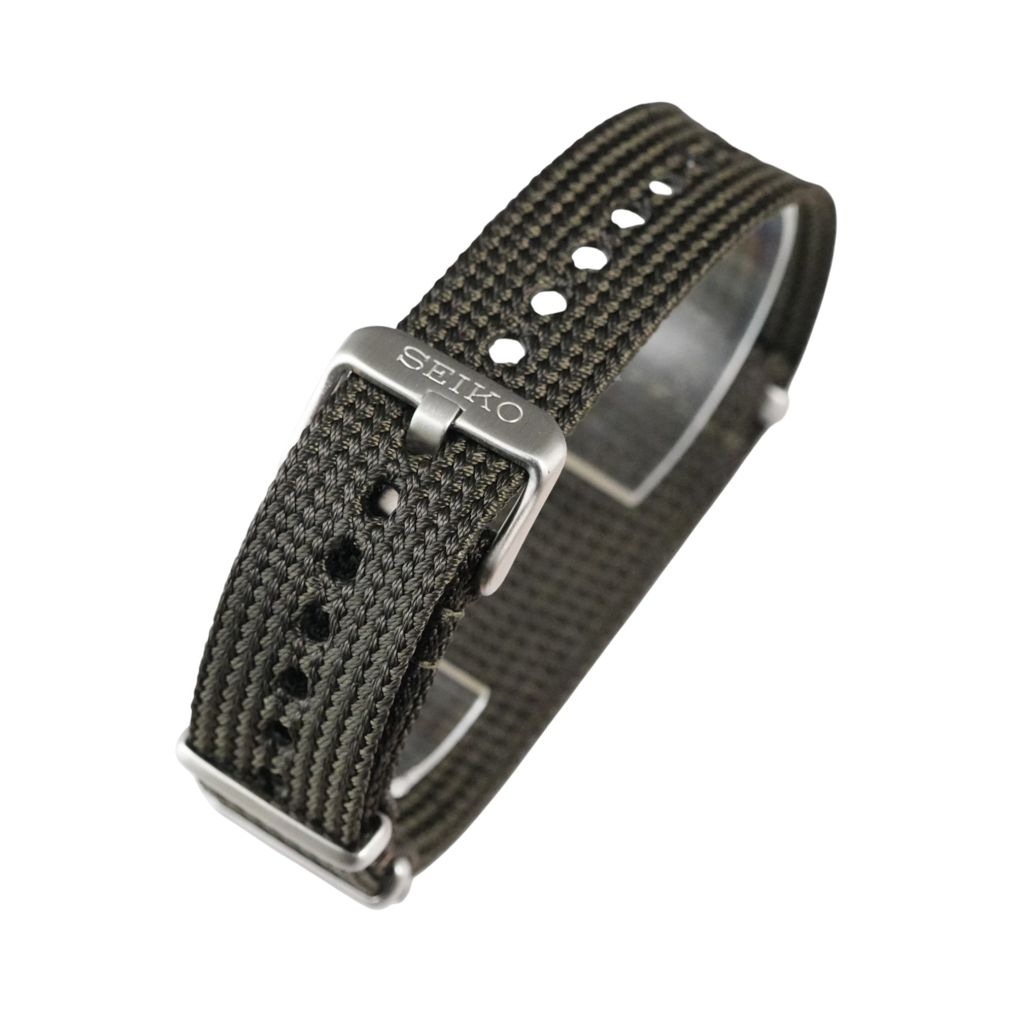 Seiko SPB237: 'Captain Willard' Seichu Green-Weaved Nato Strap