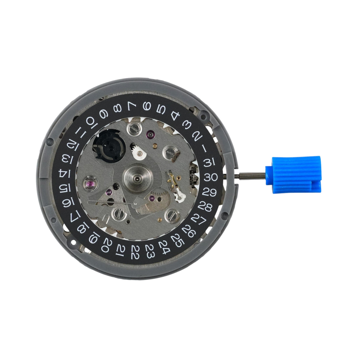 Seiko NH35A: Black Small Date Automatic Movement (3:00" & 3:80" Position)