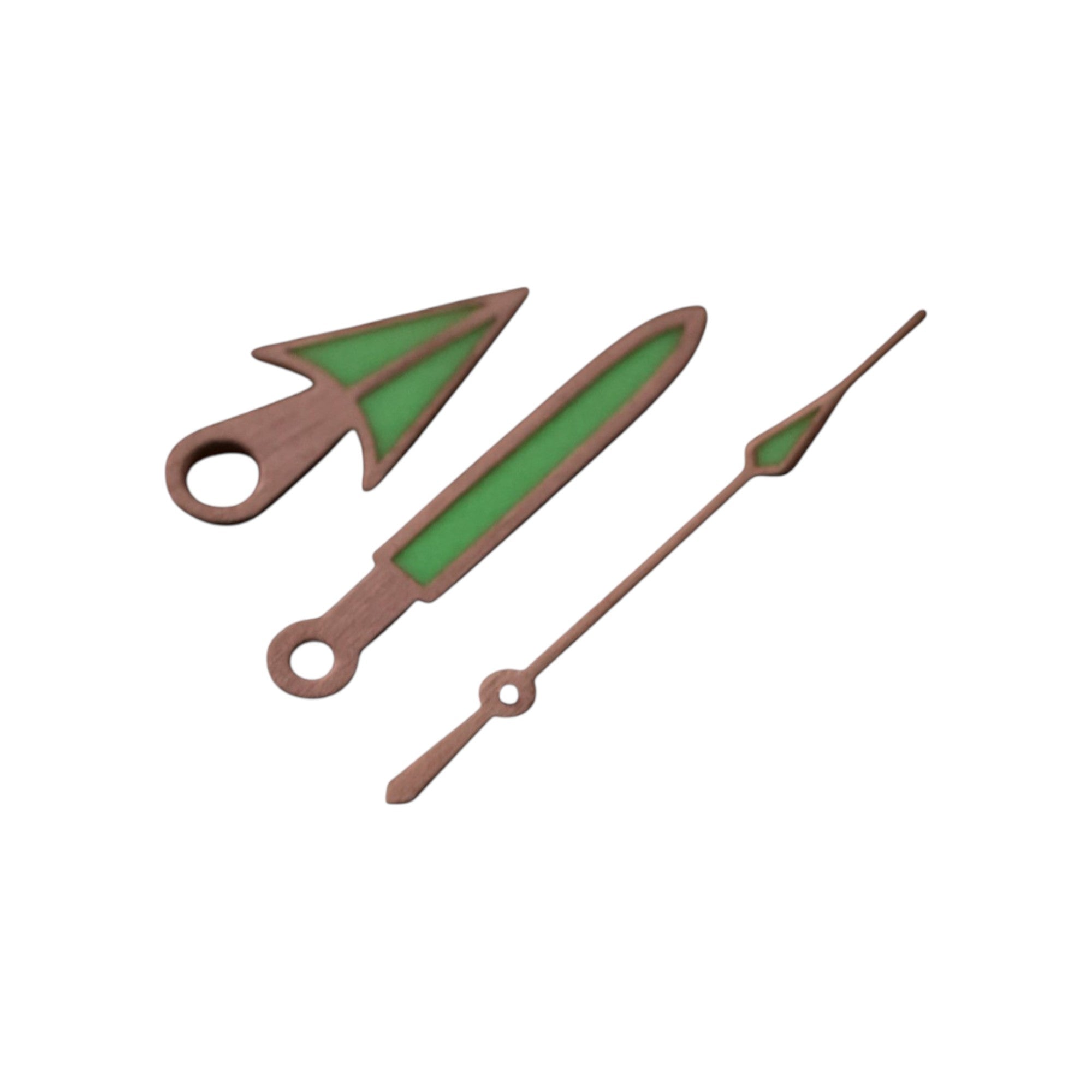 Samurai: Brushed Rose Gold Hands