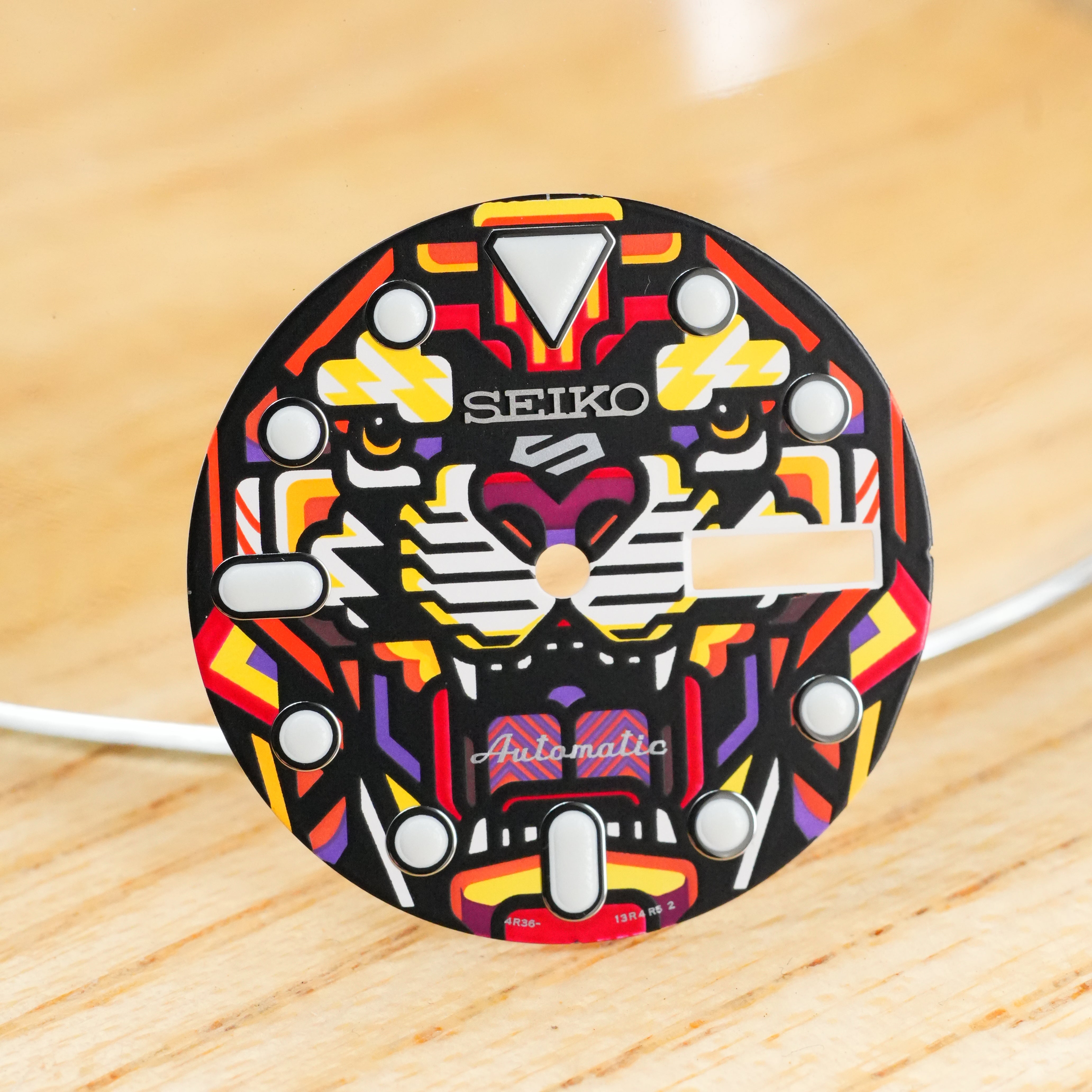 Seiko SRPJ92 “The Tiger Rukkit" OEM Dial