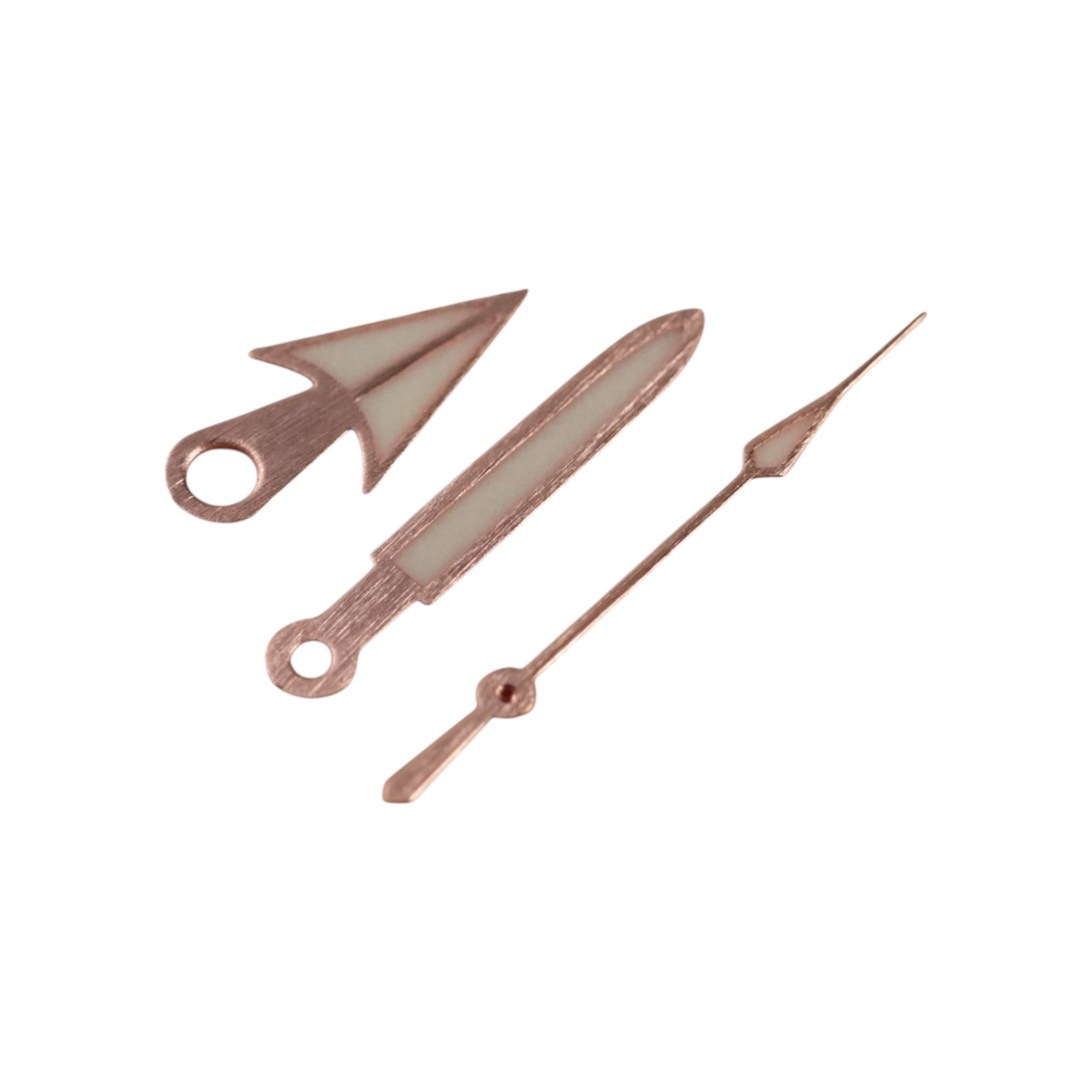 Samurai: Brushed Rose Gold Hands