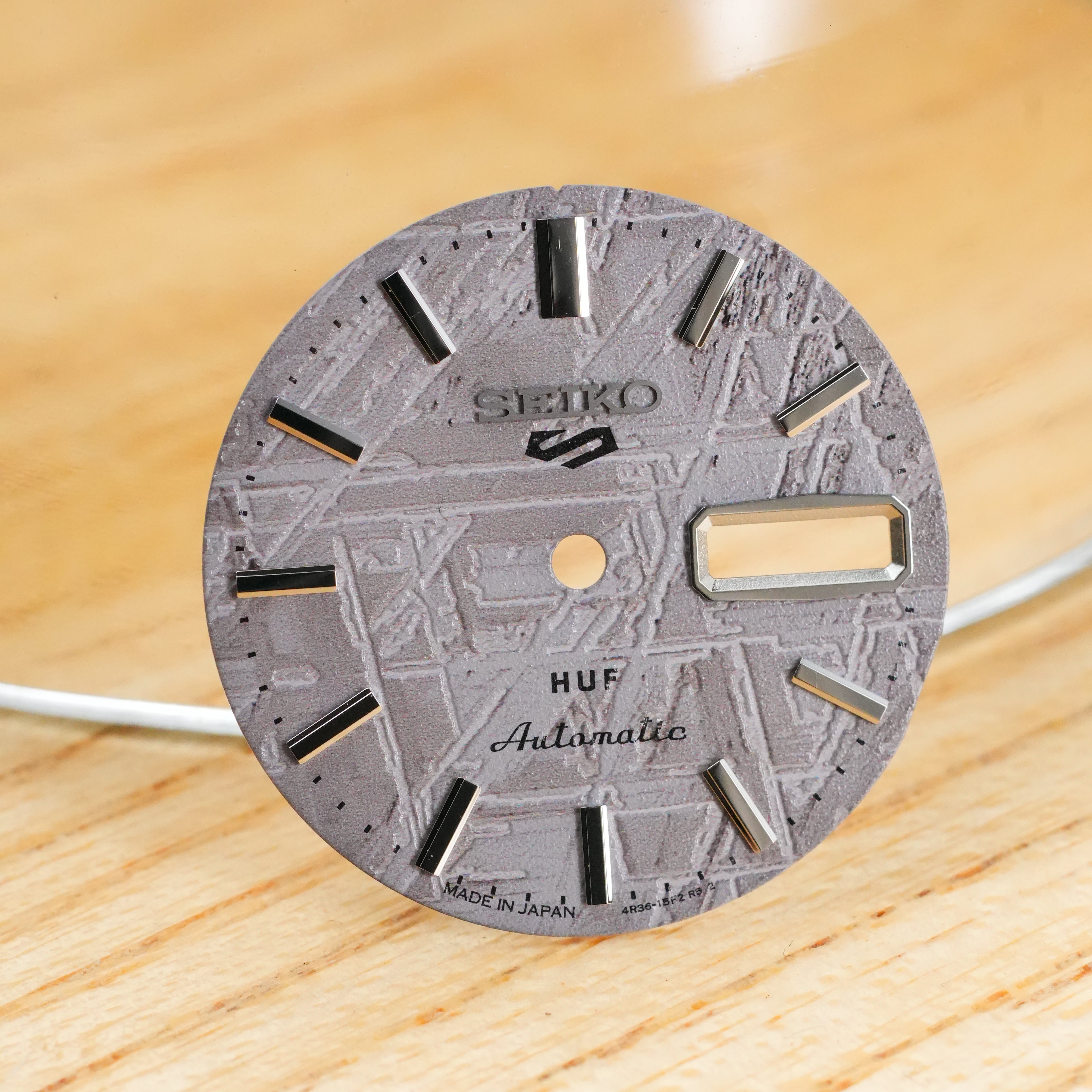 Seiko Gray Carbon Fiber “HUF" OEM Dial