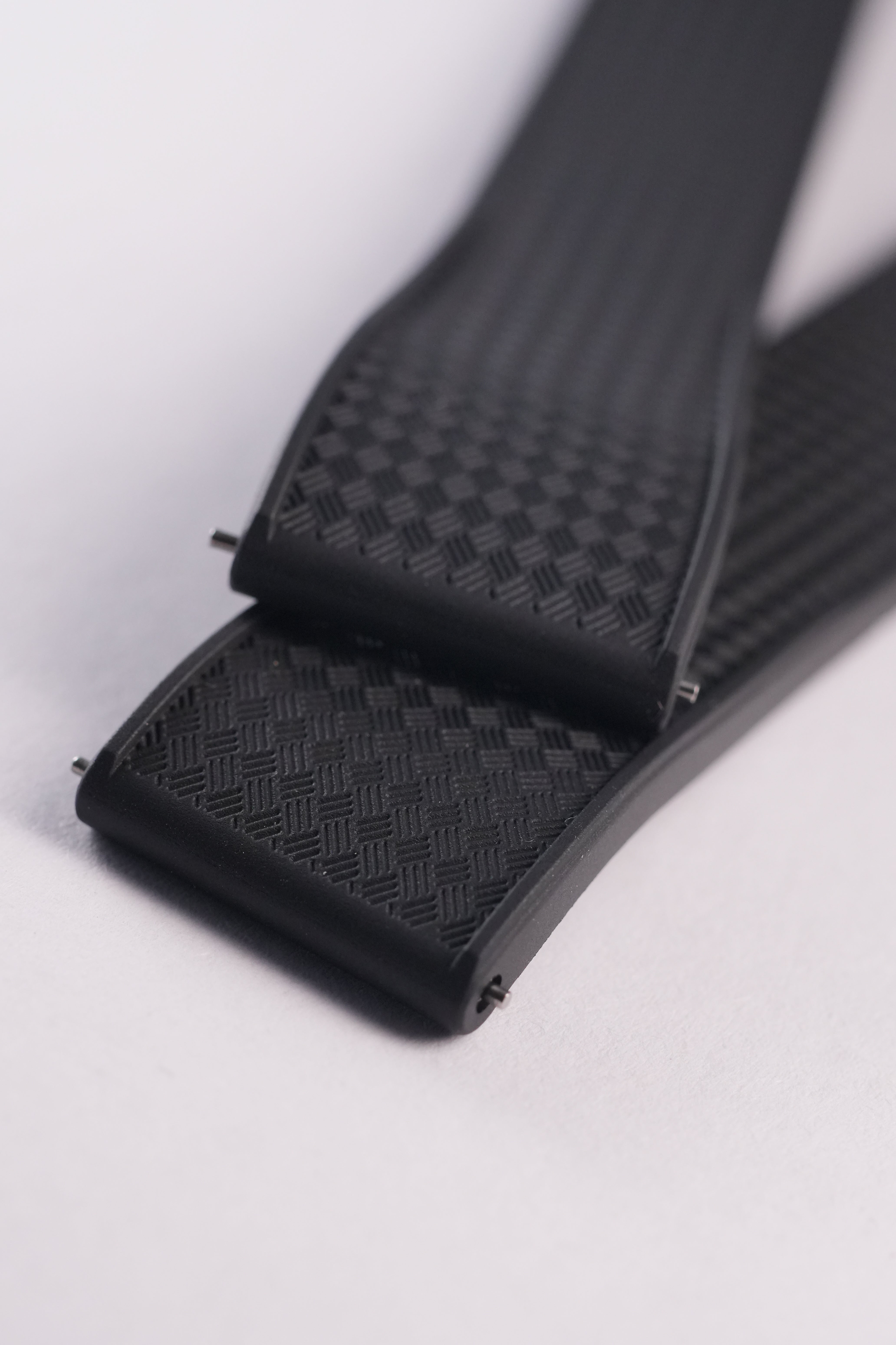 Black Weaved: CTS Rubber Strap