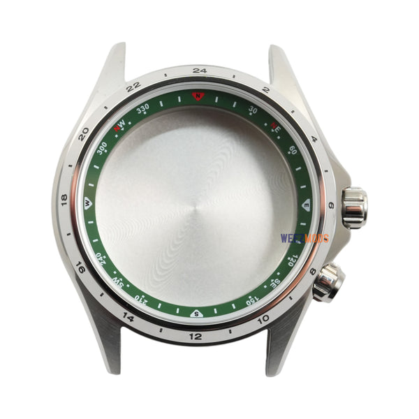 SKX007 Alpinist 'GMT' Green: Brushed Silver Case
