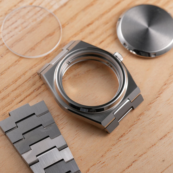 SKX007 PRX: Brushed Silver Case Set