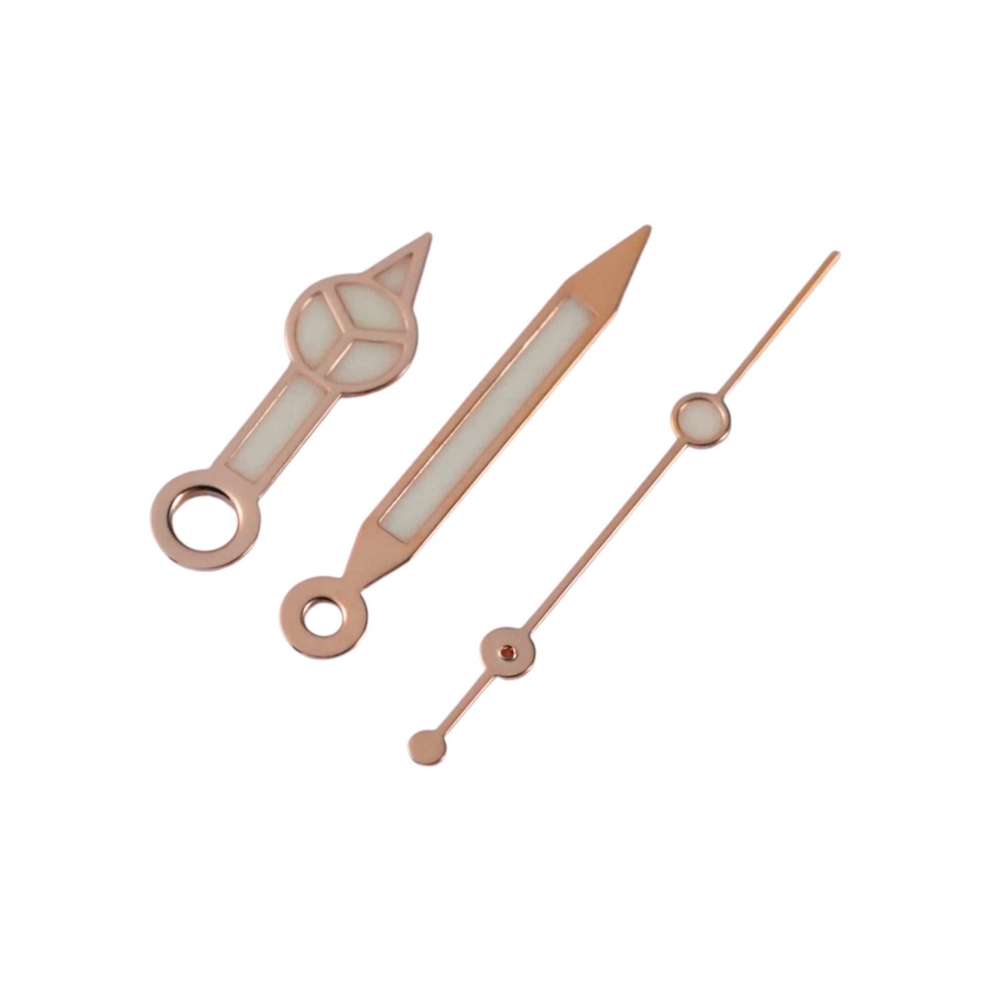 Mercedes: Rose Gold Polished Hands