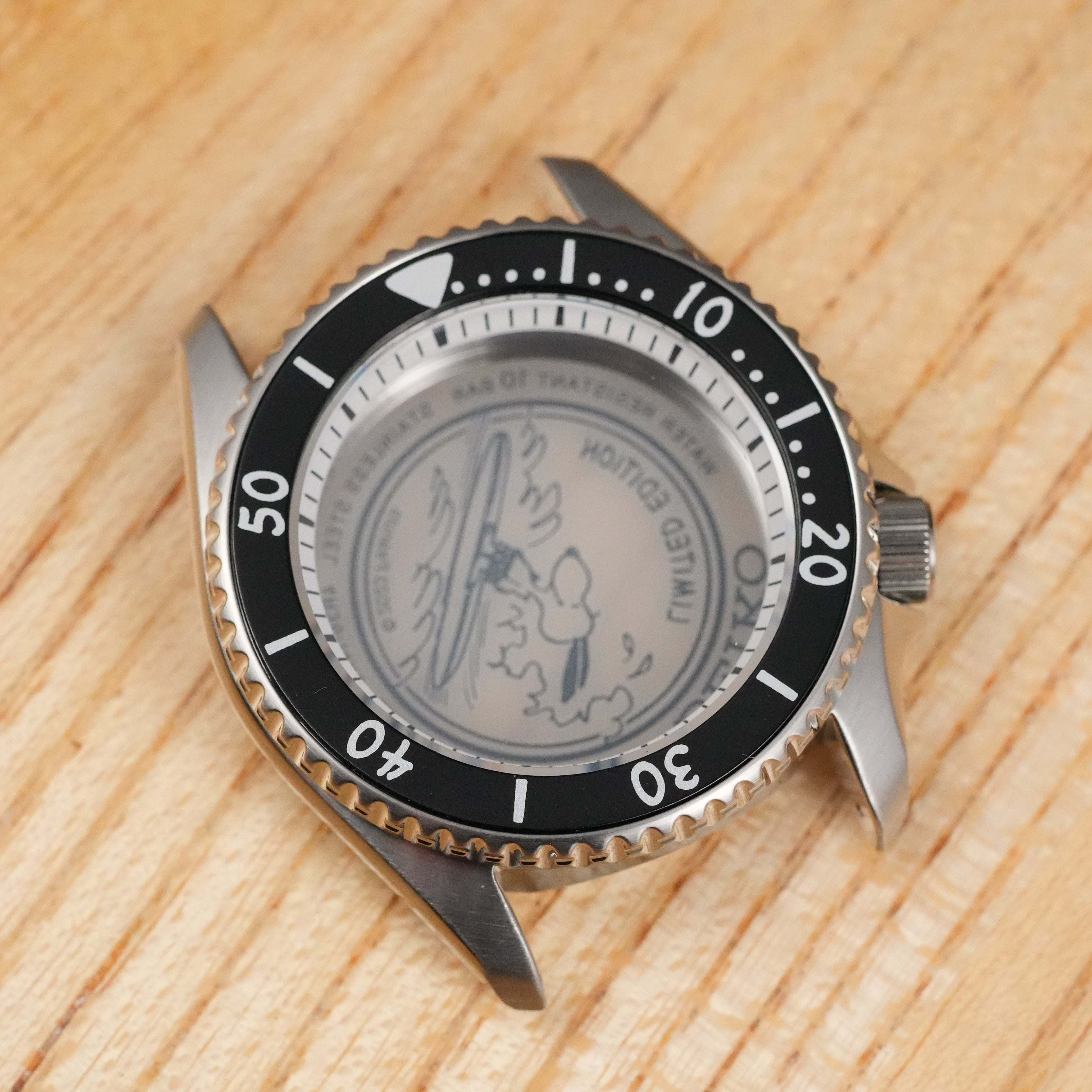 Seiko SRPK25: '5KX' Snoopy OEM Case