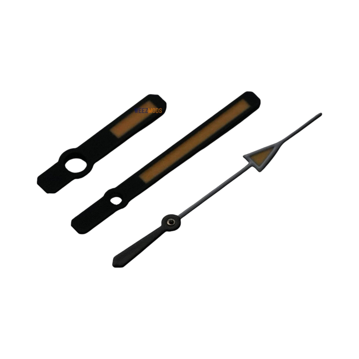 Tuna: Matte Black Hands with Patina