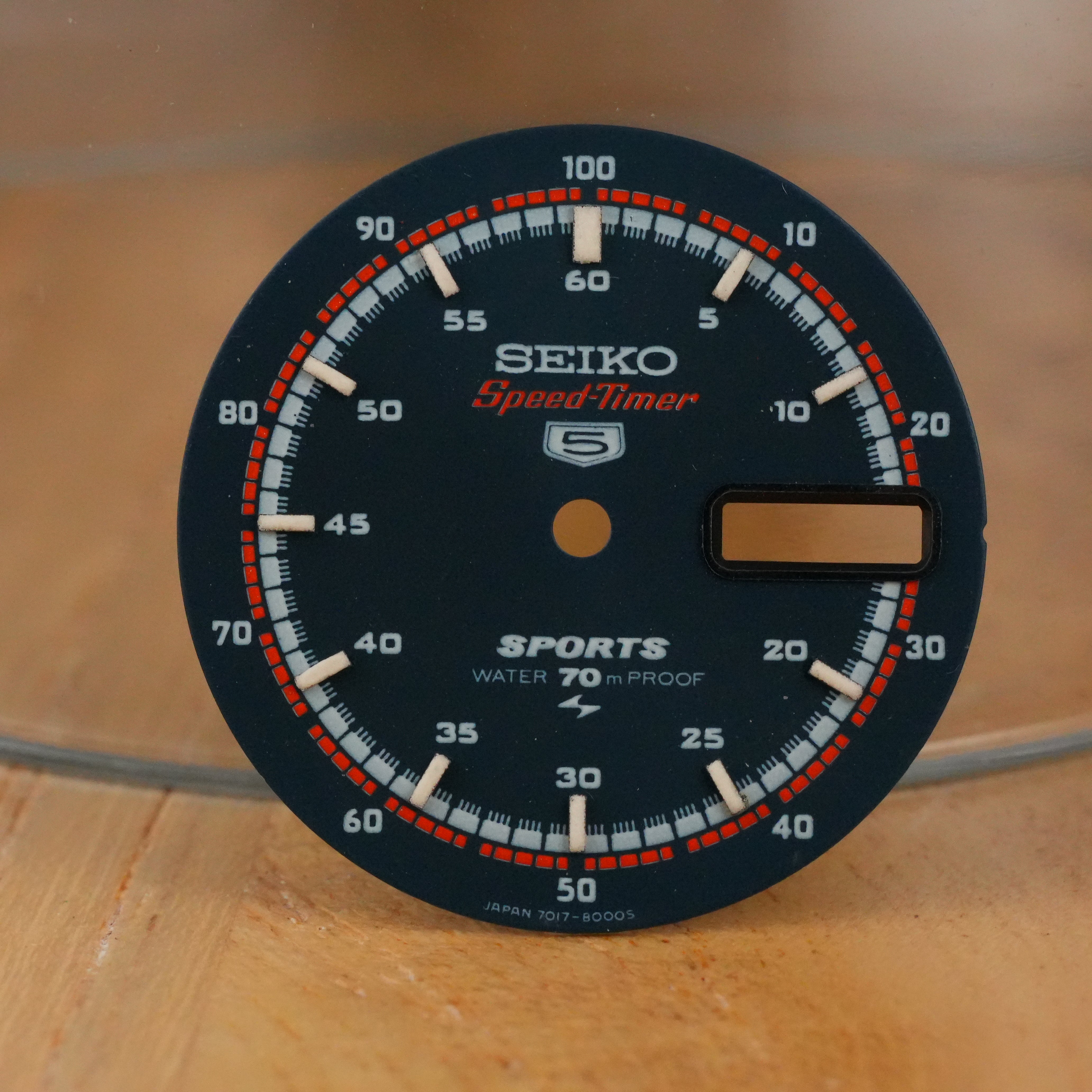Seiko 7017-8000 "Speedtimer" OEM Dial