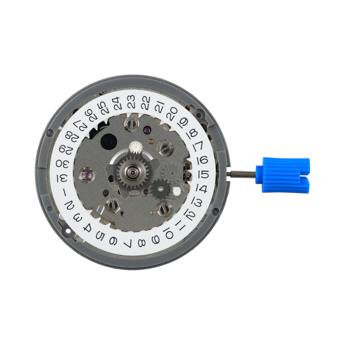 Seiko NH34A GMT: White Small Date Automatic Movement (3:00" & 3:80" Position)
