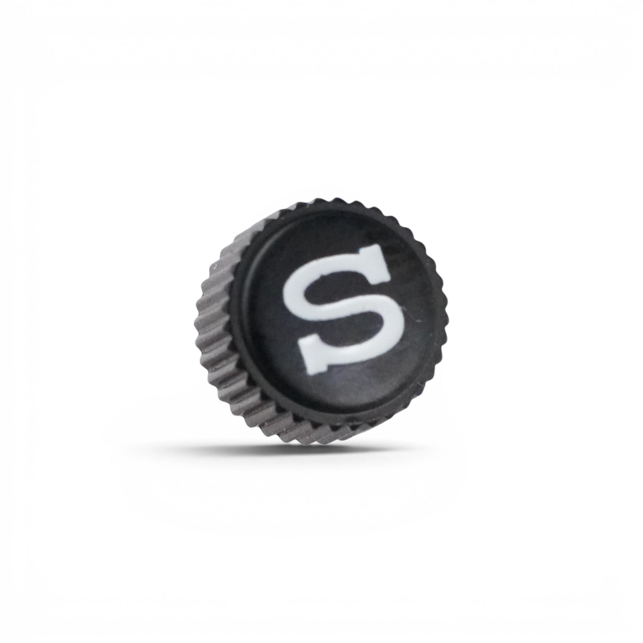 SRPD Crown: Matte Black with White S