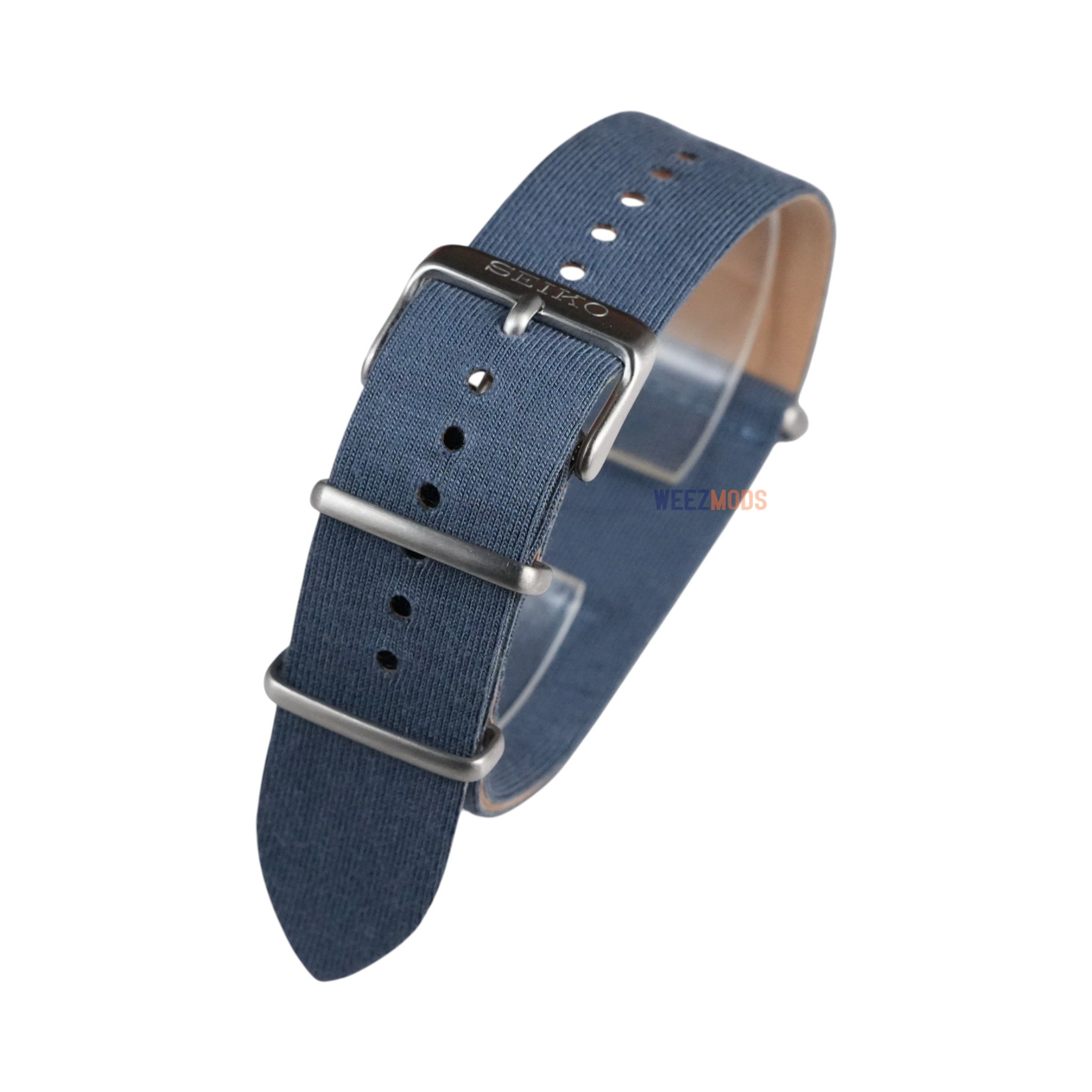Seiko: Blue Nylon Nato Strap (22MM)