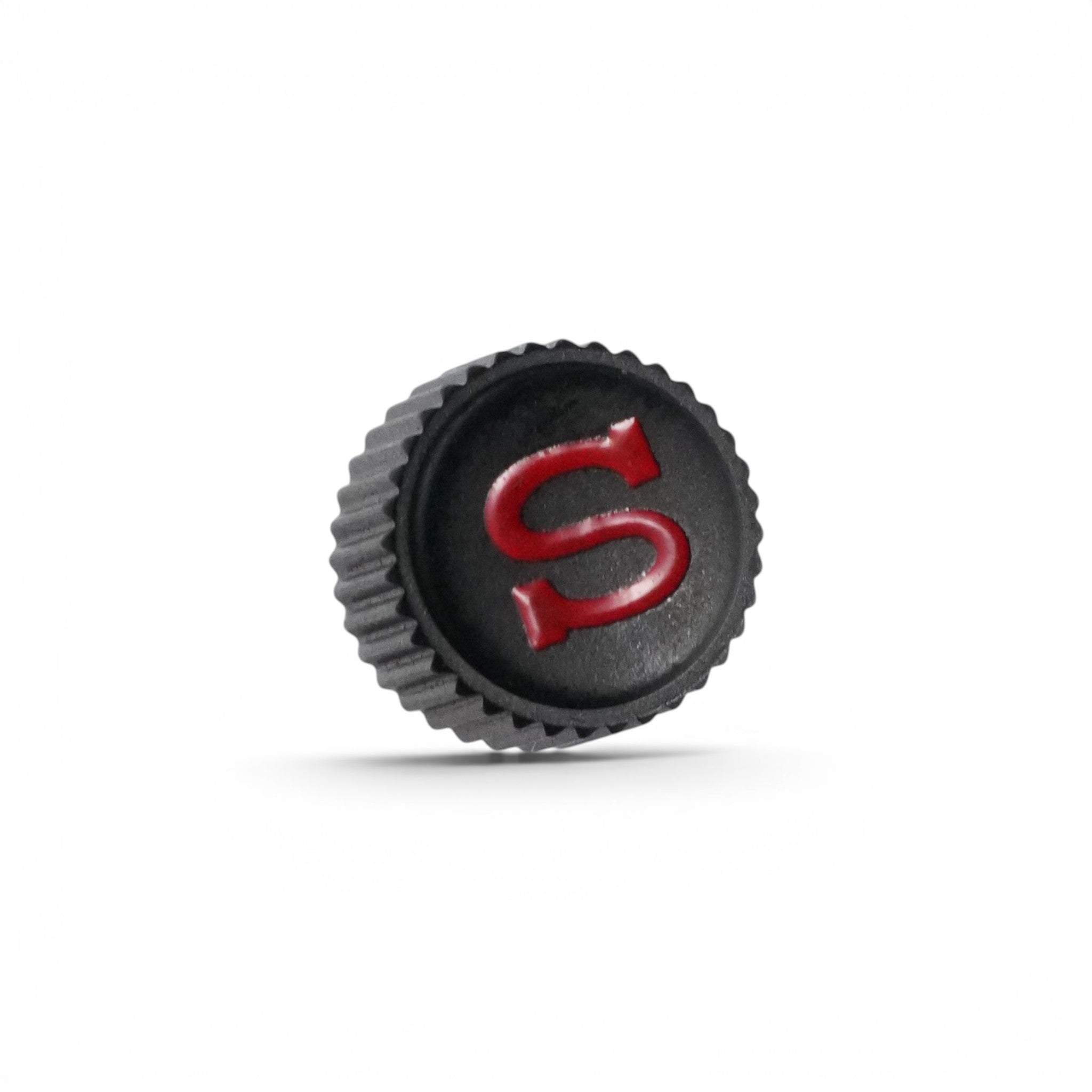 SRPD Crown: Matte Black with Red S