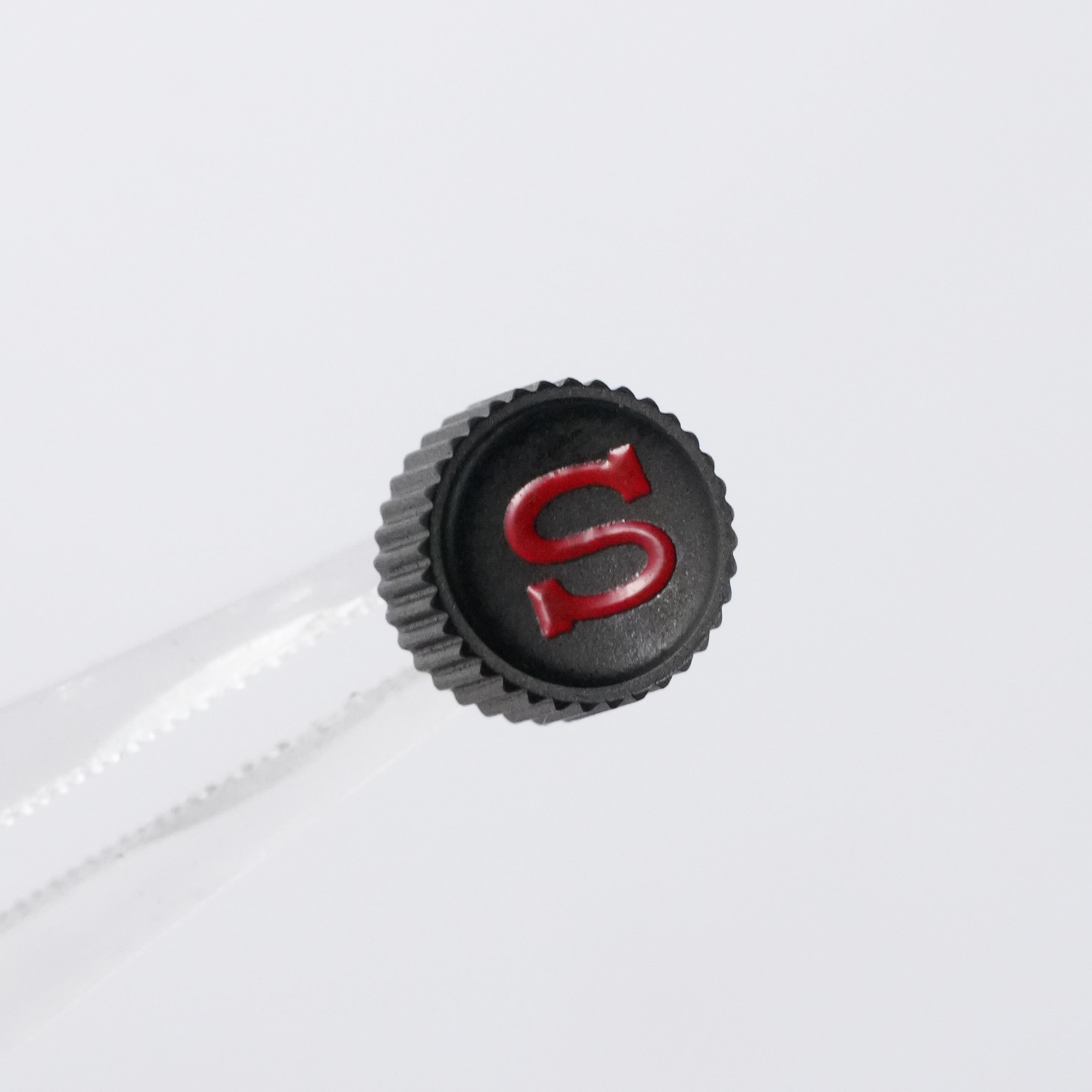 SRPD Crown: Matte Black with Red S