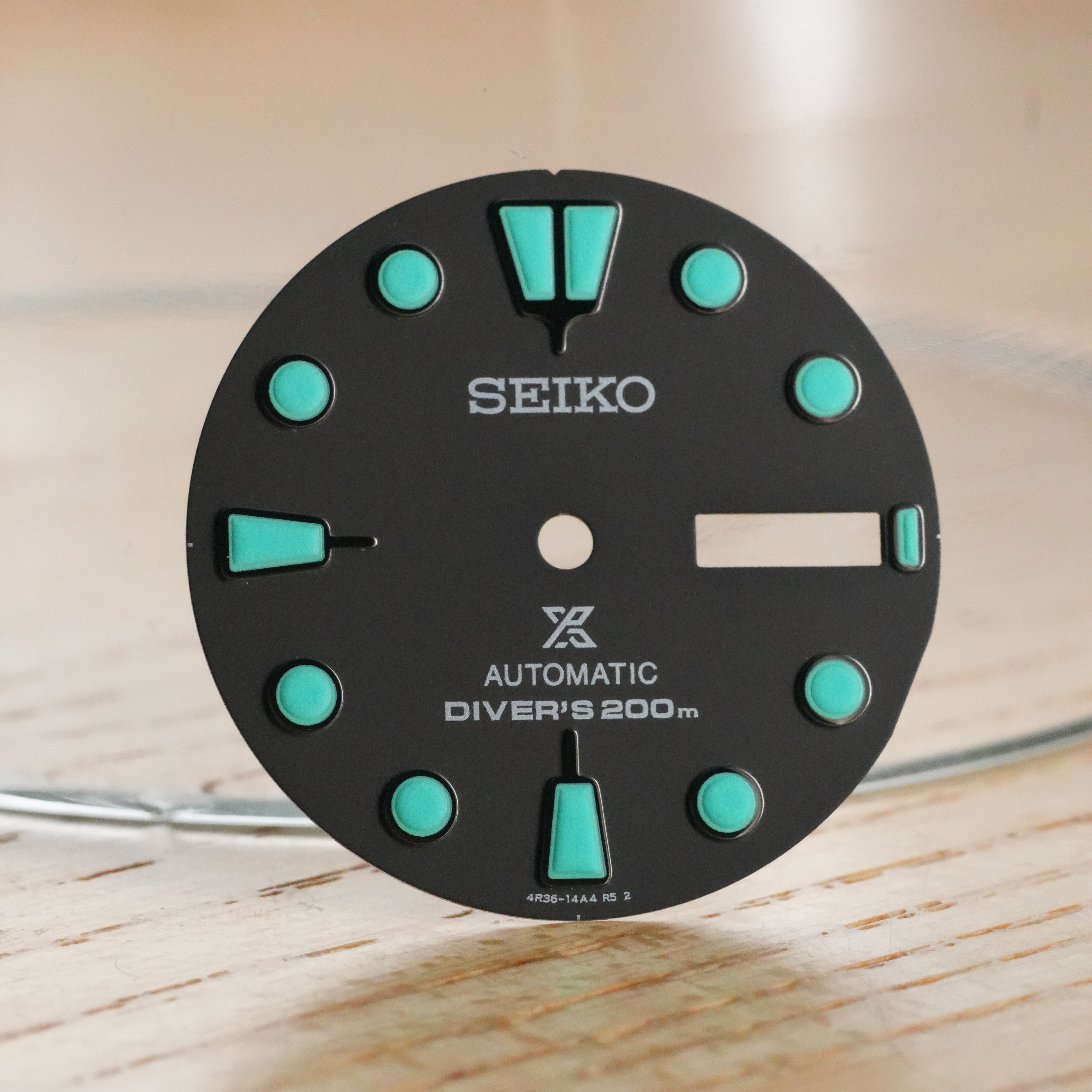 Seiko SRPK43K1 "Night Vision Turtle" OEM Dial