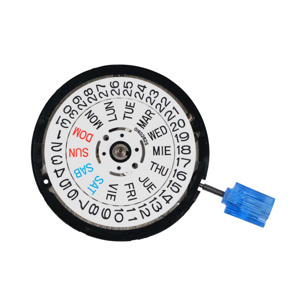 Seiko 7S36C: OEM White Day-Date Automatic Movement (3:80" Position)