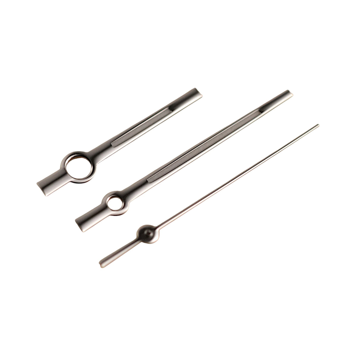 Slim Baton: Polished Silver Hands