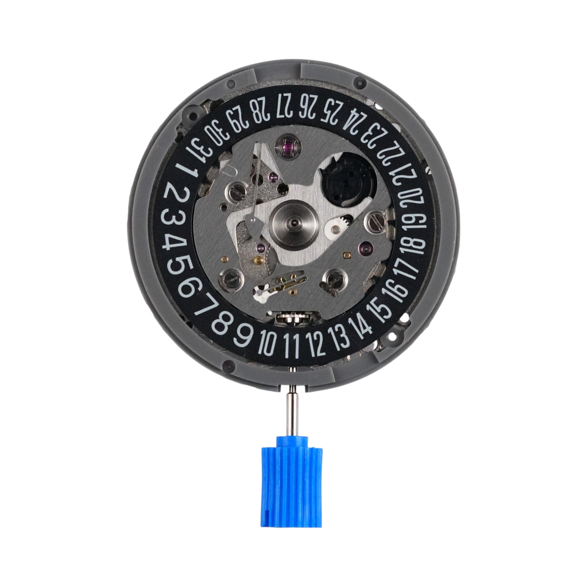 Seiko NH35A: Black Date Automatic Movement (6:00" Position)