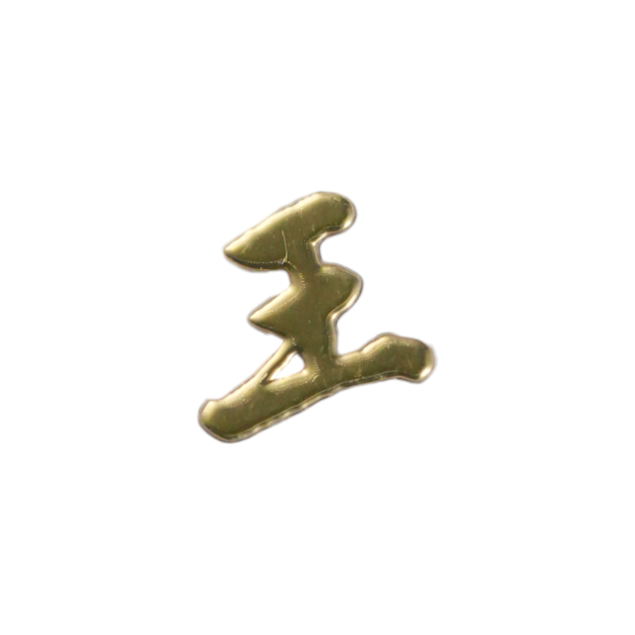 Metallic Logo: 王 ‘Wang' in Gold