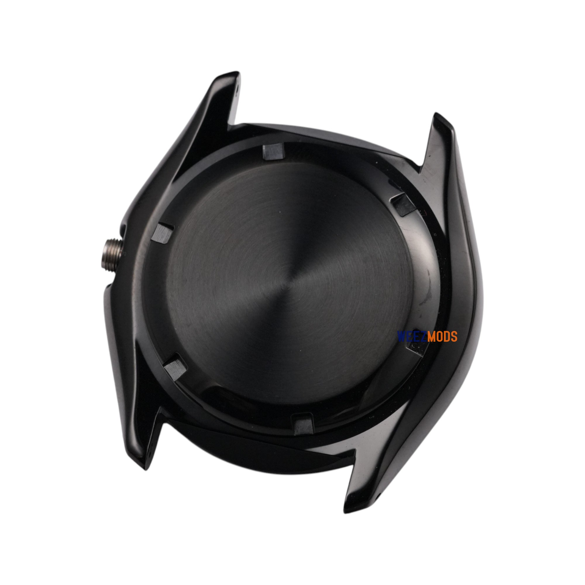 SKX007 3:00: Brushed Black Case without Crown Guard