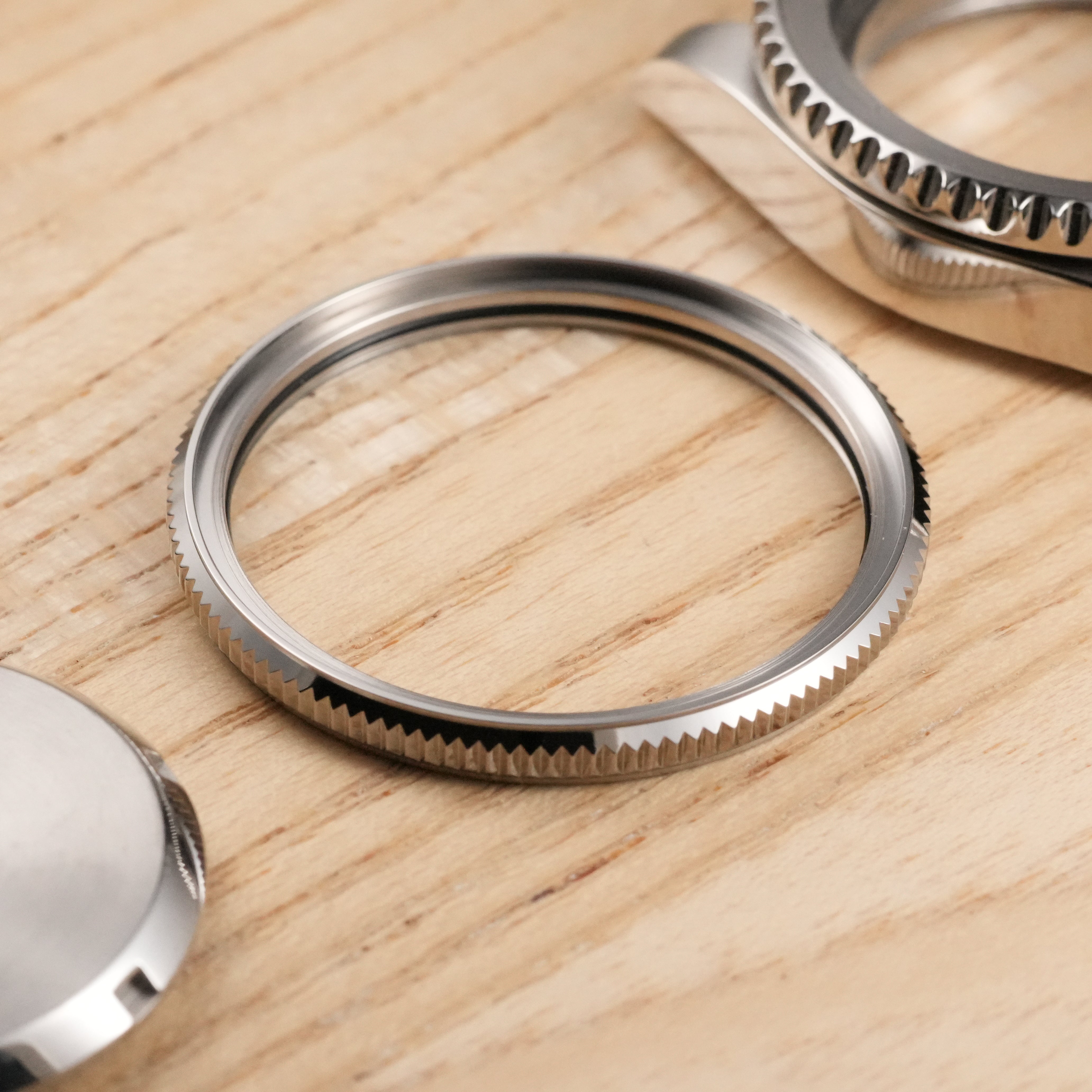 SSK Coin Edge Bezel: Polished Silver