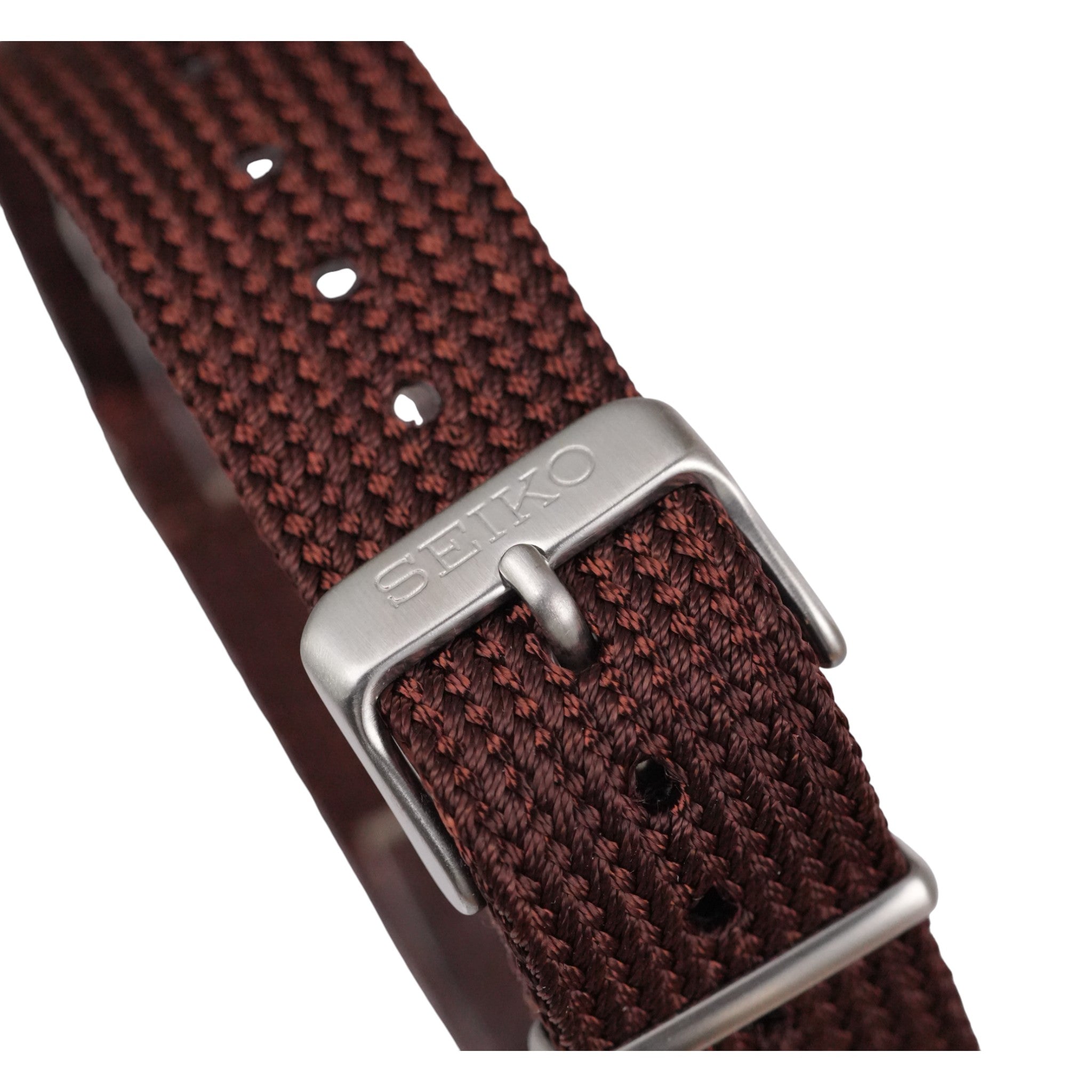 Seiko SPB253: '62MAS' Seichu Brown Weaved Nato Strap