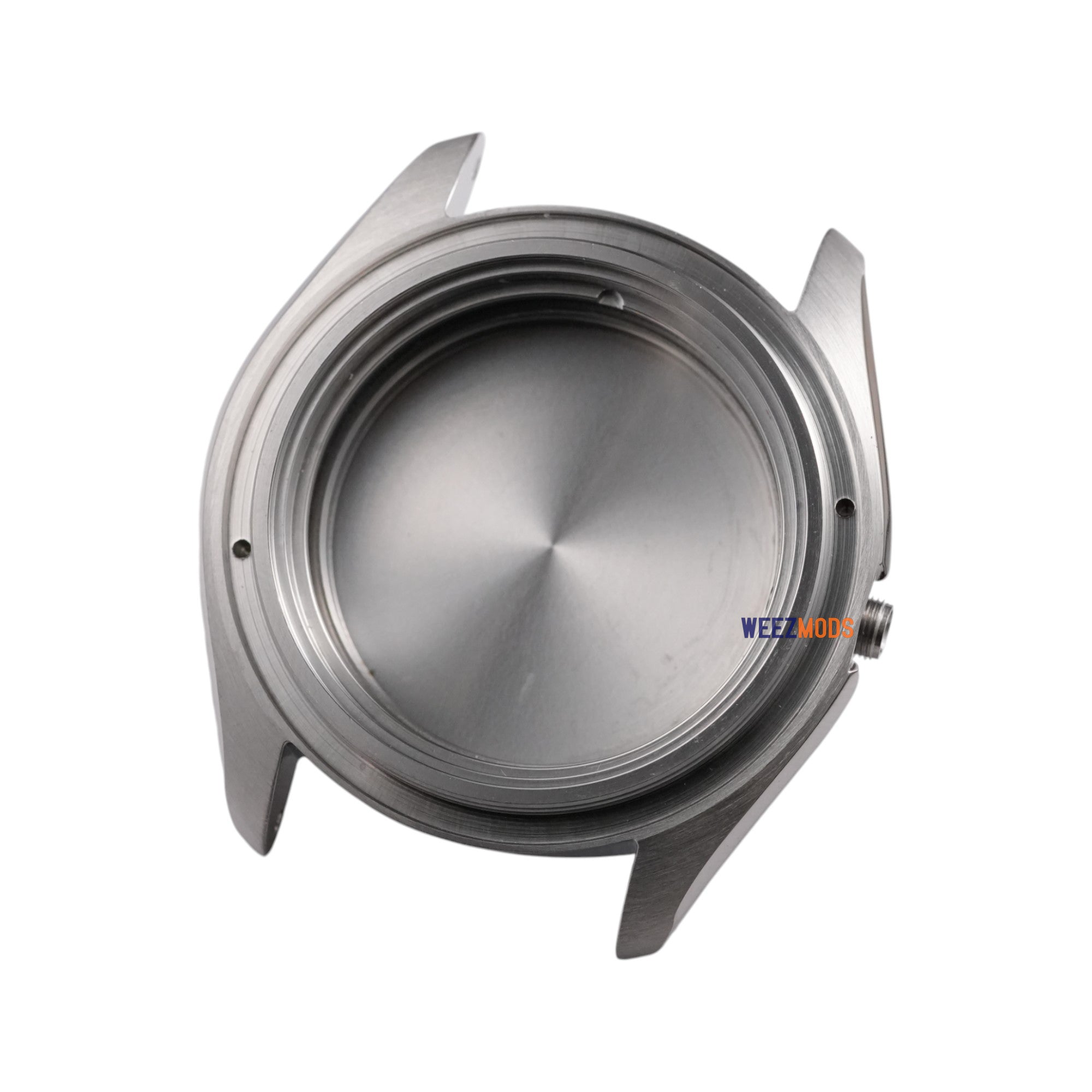 SKX007 3:00: Brushed Silver Case without Crown Guard