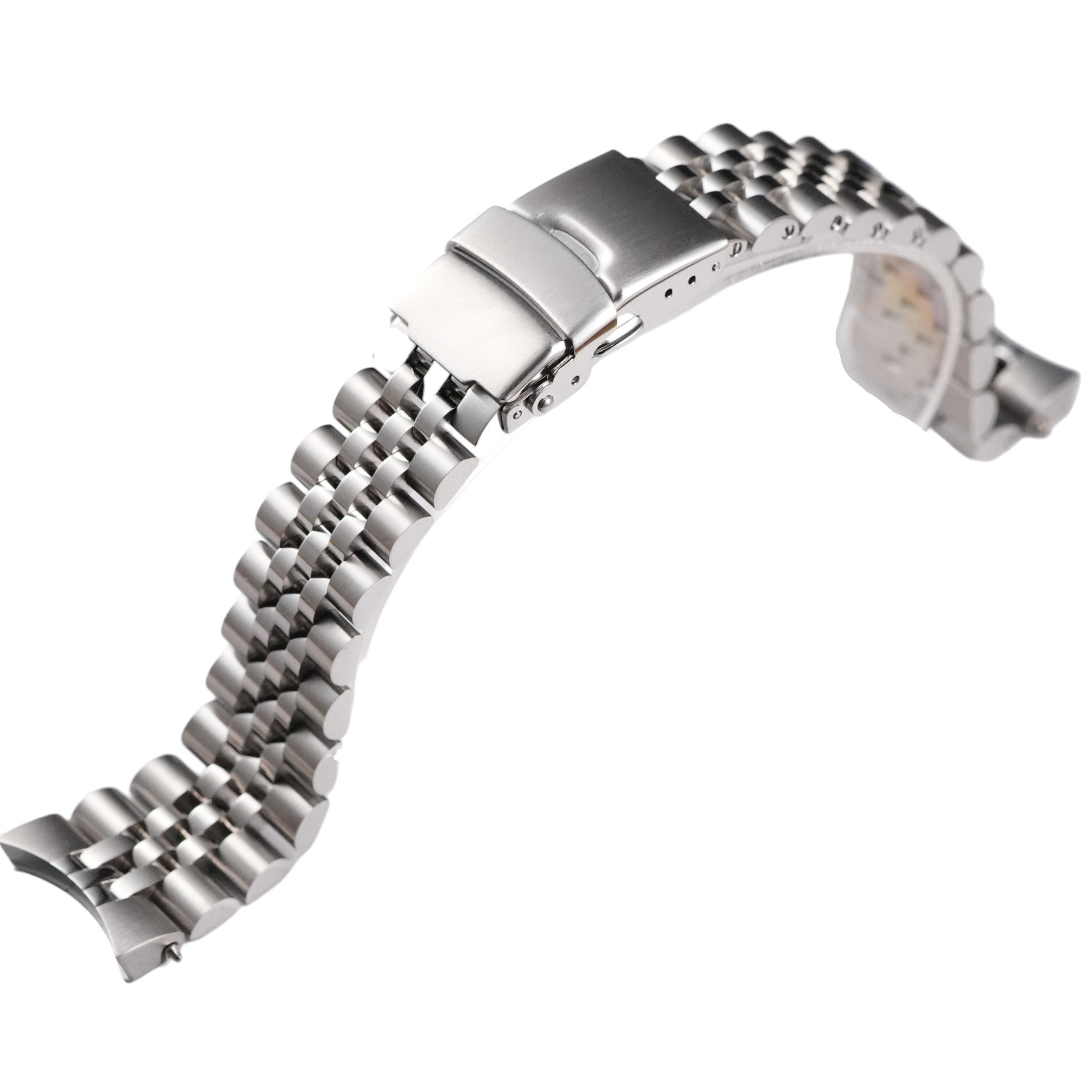38MM Angular: Brushed Silver Jubilee Bracelet