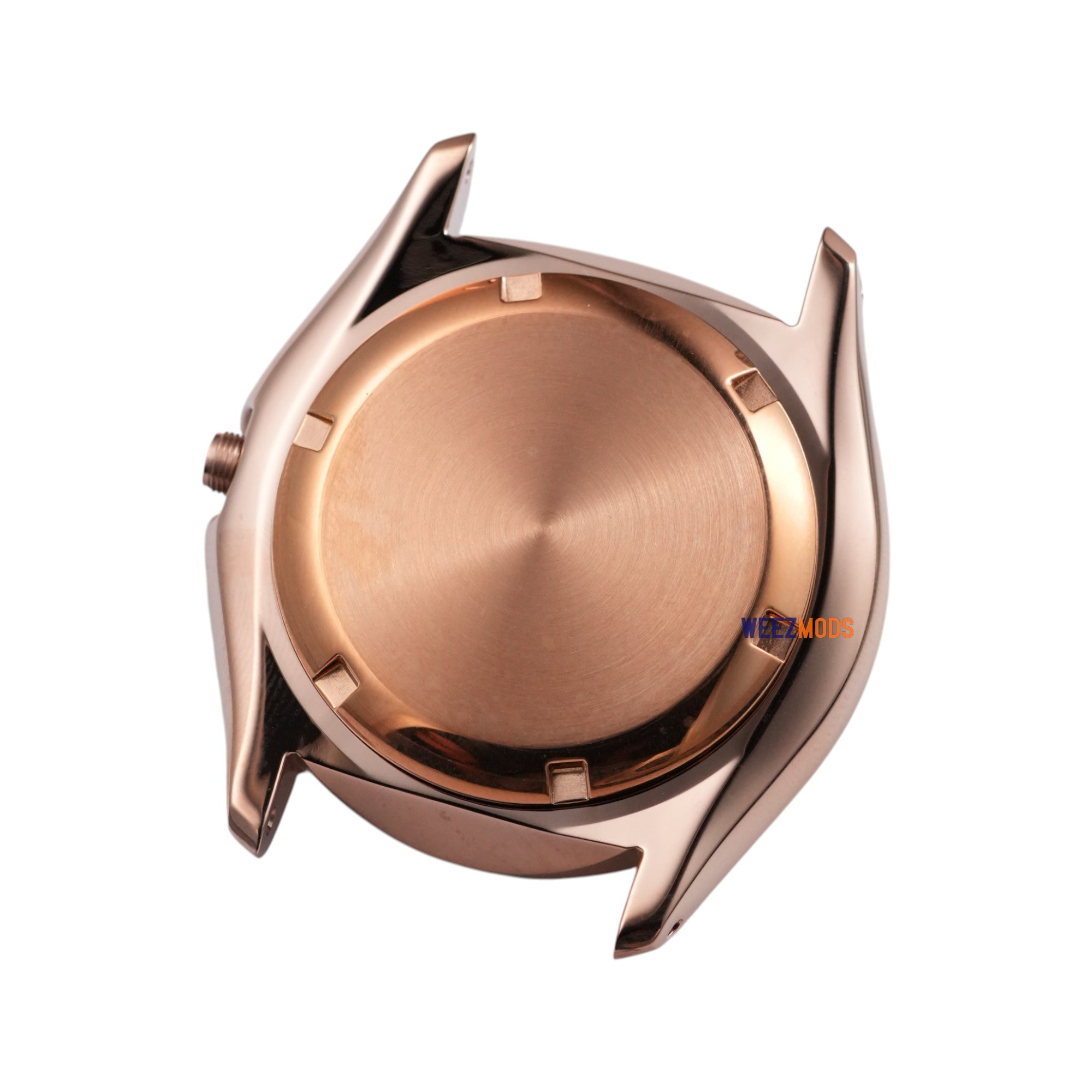 SKX007 3:00: Brushed Rose Gold Case without Crown Guard