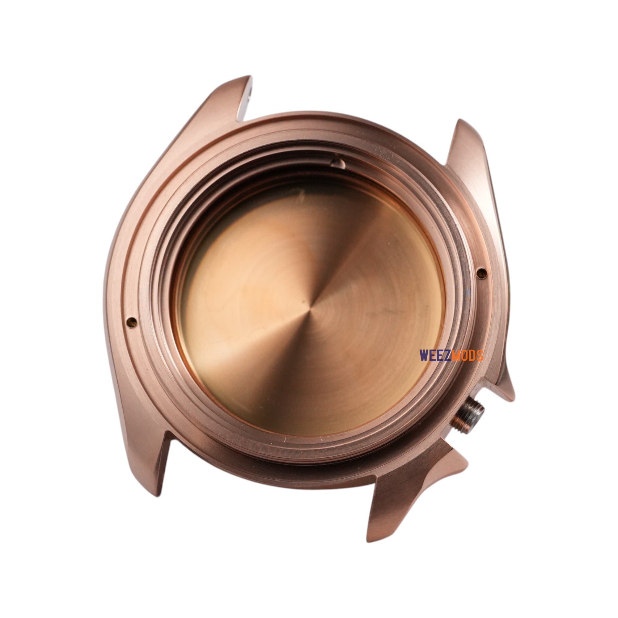 SKX007 3:80: Rose Gold Brushed Case with Crown Guard