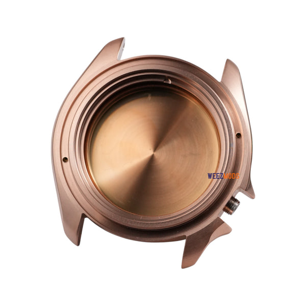 SKX007 3:80: Rose Gold Brushed Case with Crown Guard