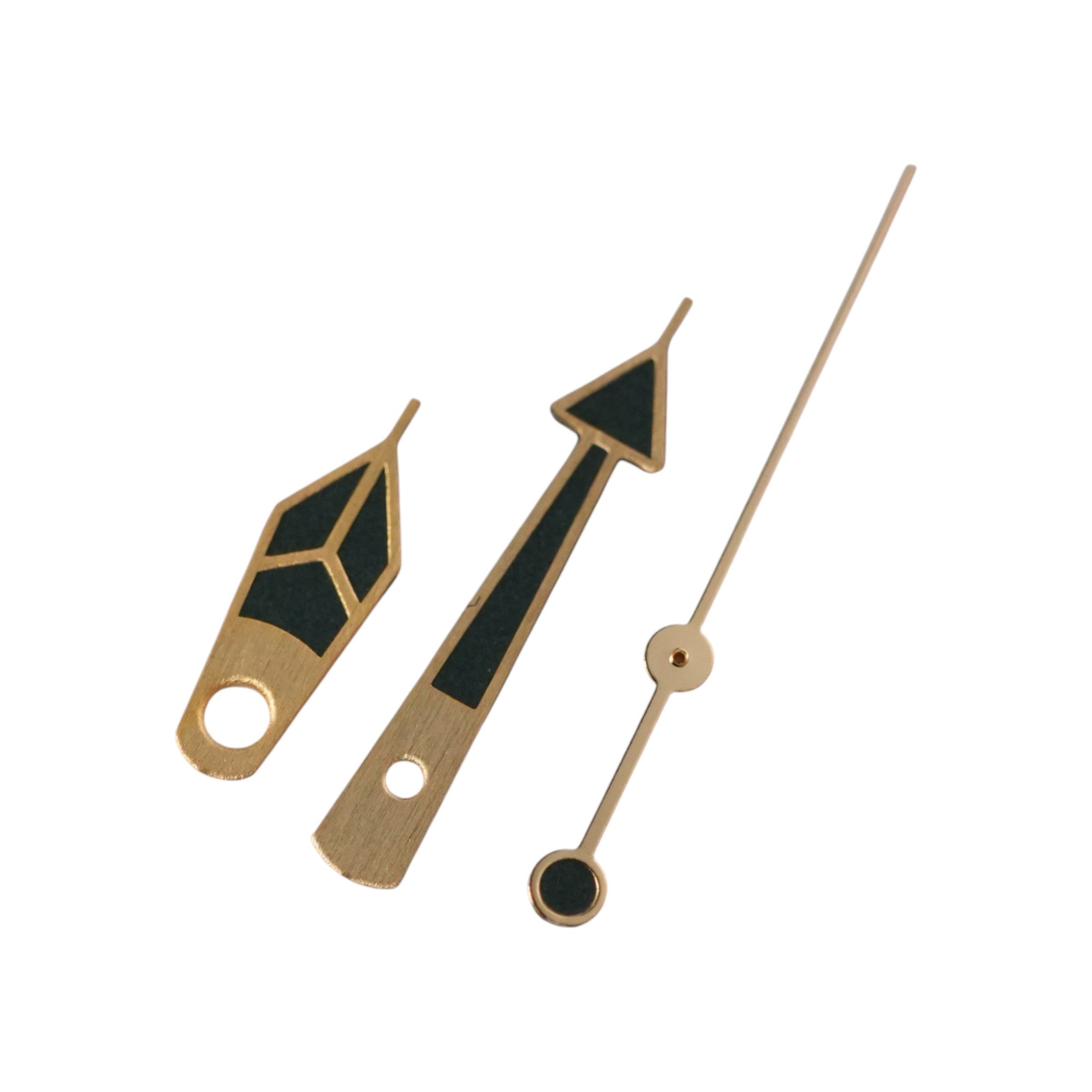 GS Diver: Brushed Gold Hands w/ Black Lume