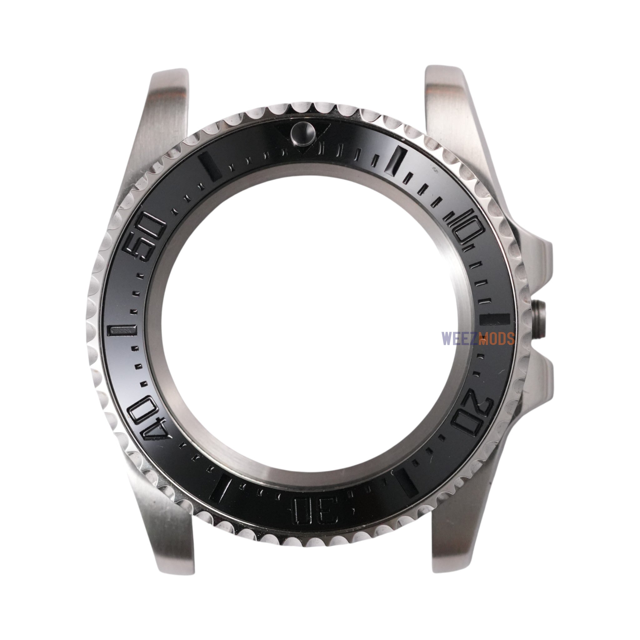 SKX007/SRPD Sub: Polished Black in Black Markers (Black Pip)