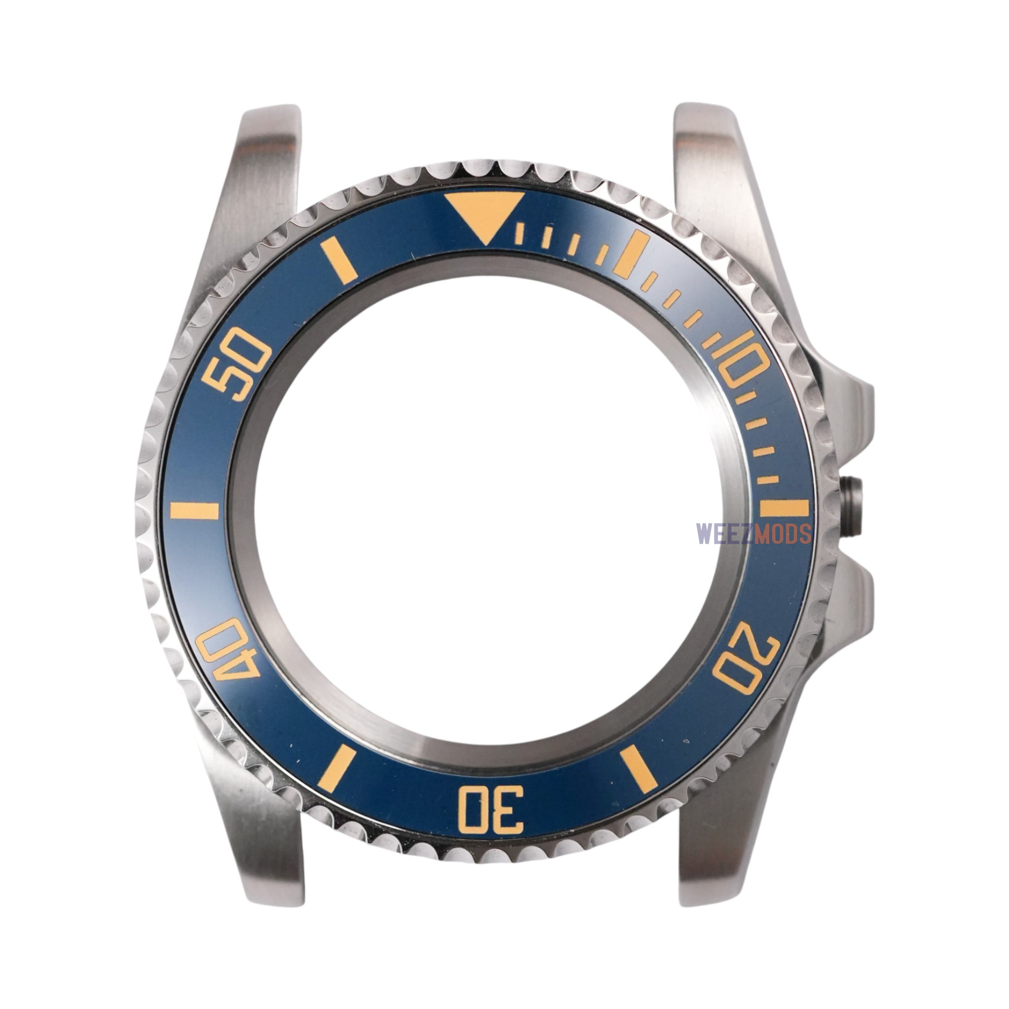 SKX007/SRPD Sub: Polished Aegean in Yellow Markers