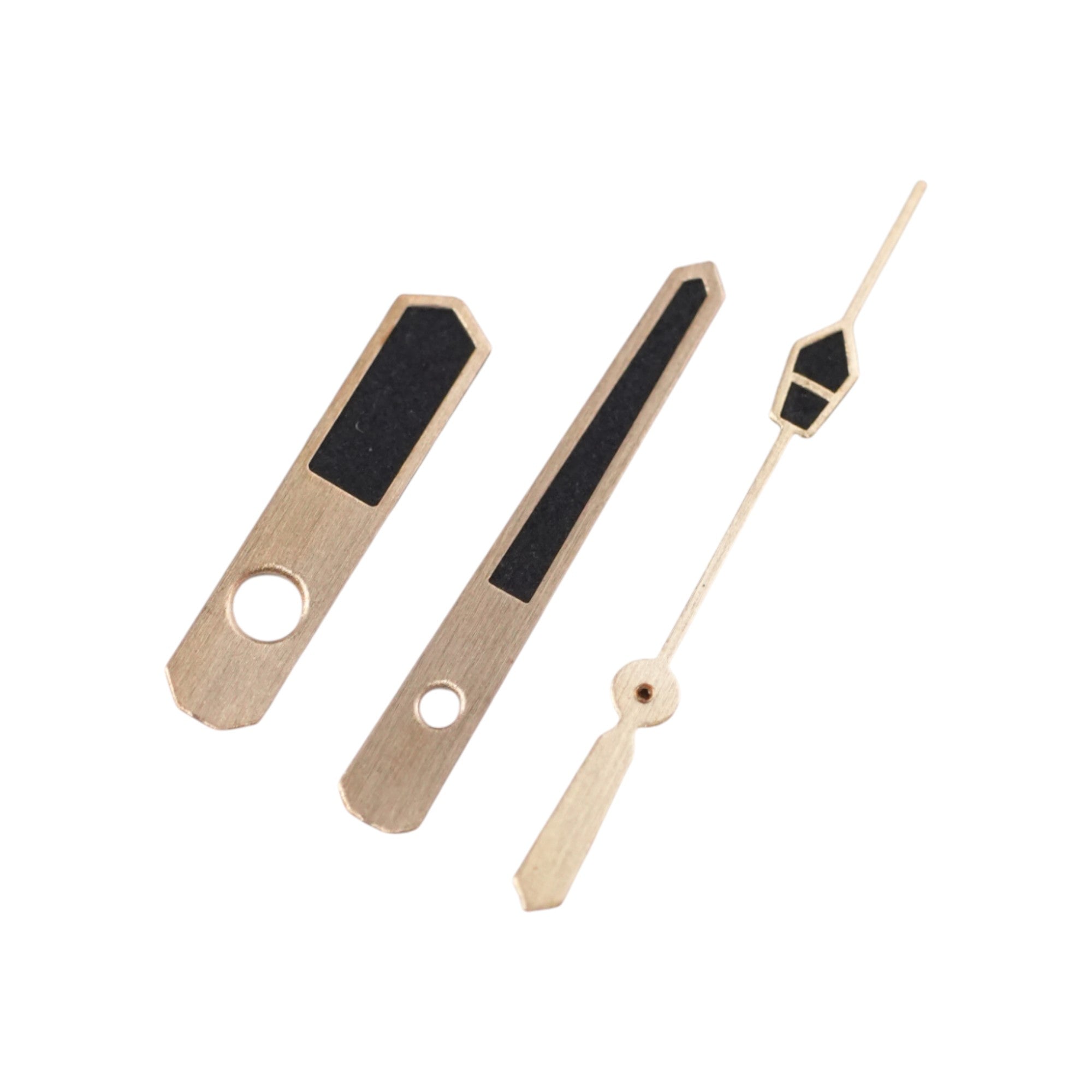 MM300: Brushed Gold Hands in Black