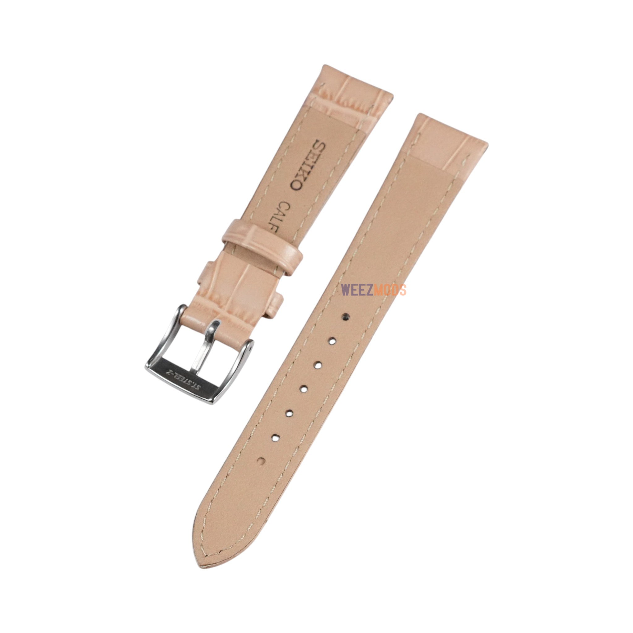 Seiko SWR: 'Presage' Beige Alligator Strap (16MM)