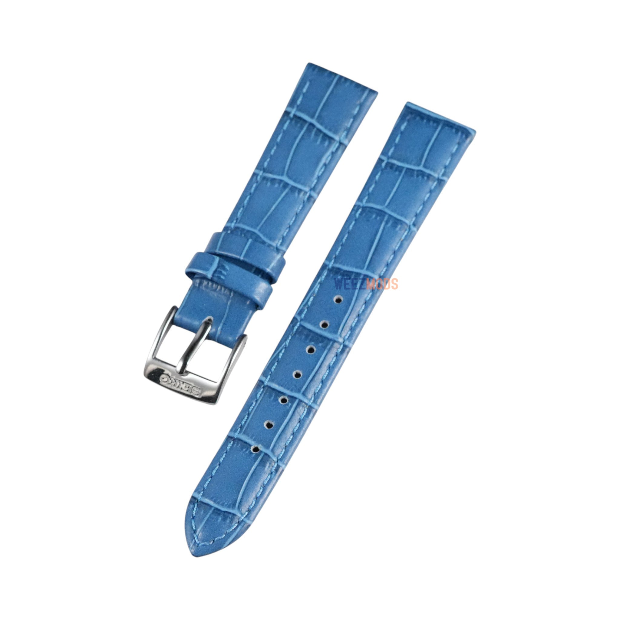Seiko SWR: 'Presage' Blue Alligator Strap (16MM)