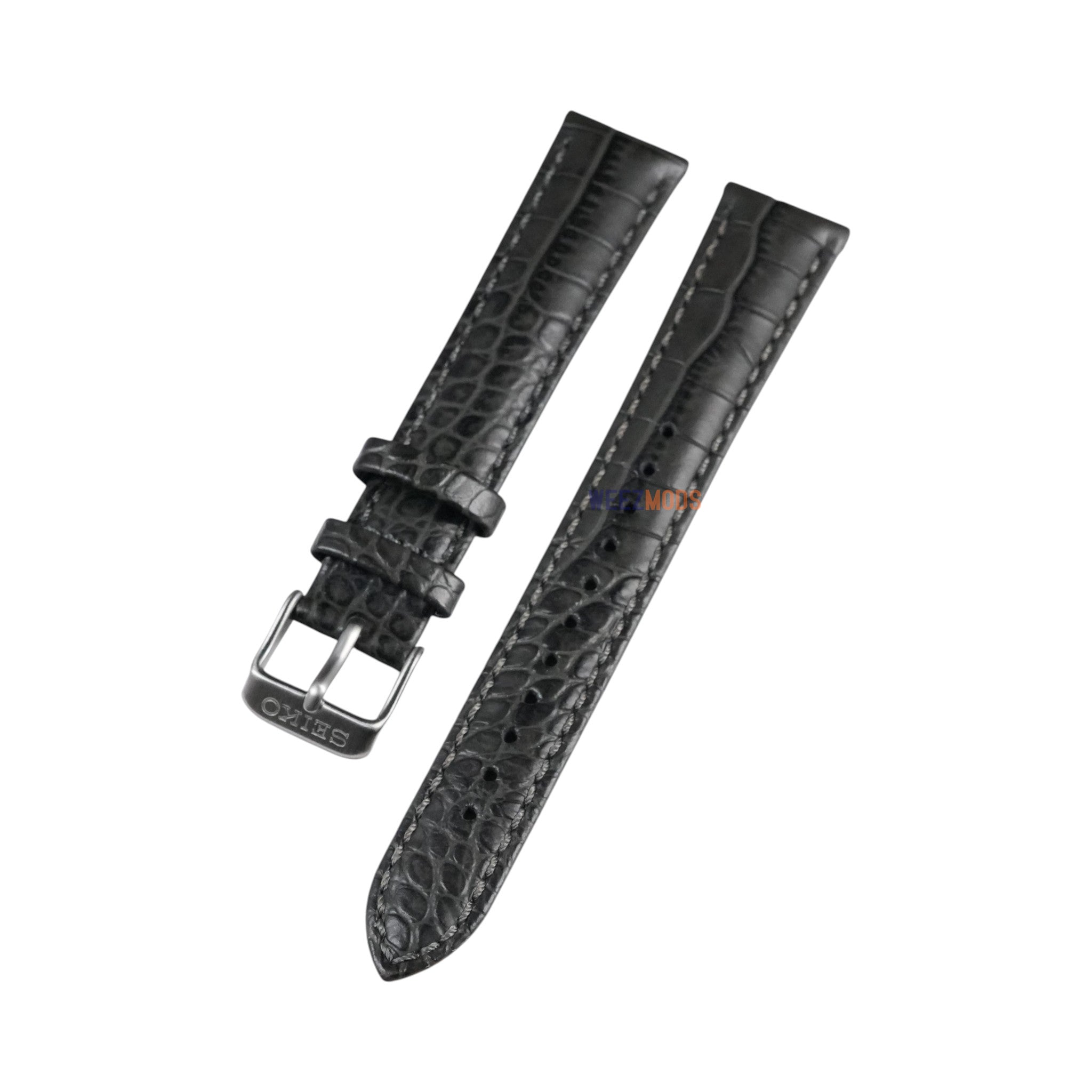 Seiko SWR: 'Presage' Gray Alligator Strap (18MM)