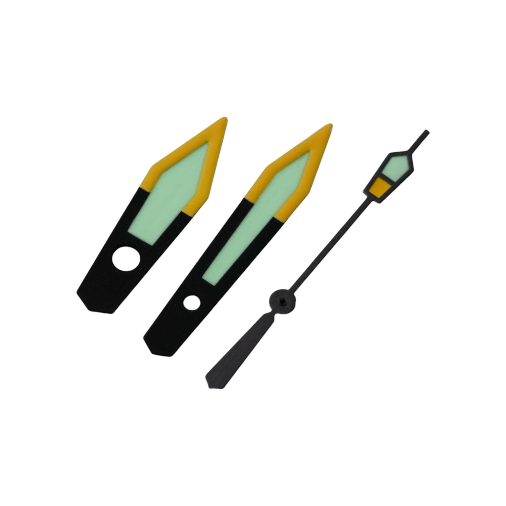 Dagger: Matte Black in Yellow Skeleton Hands