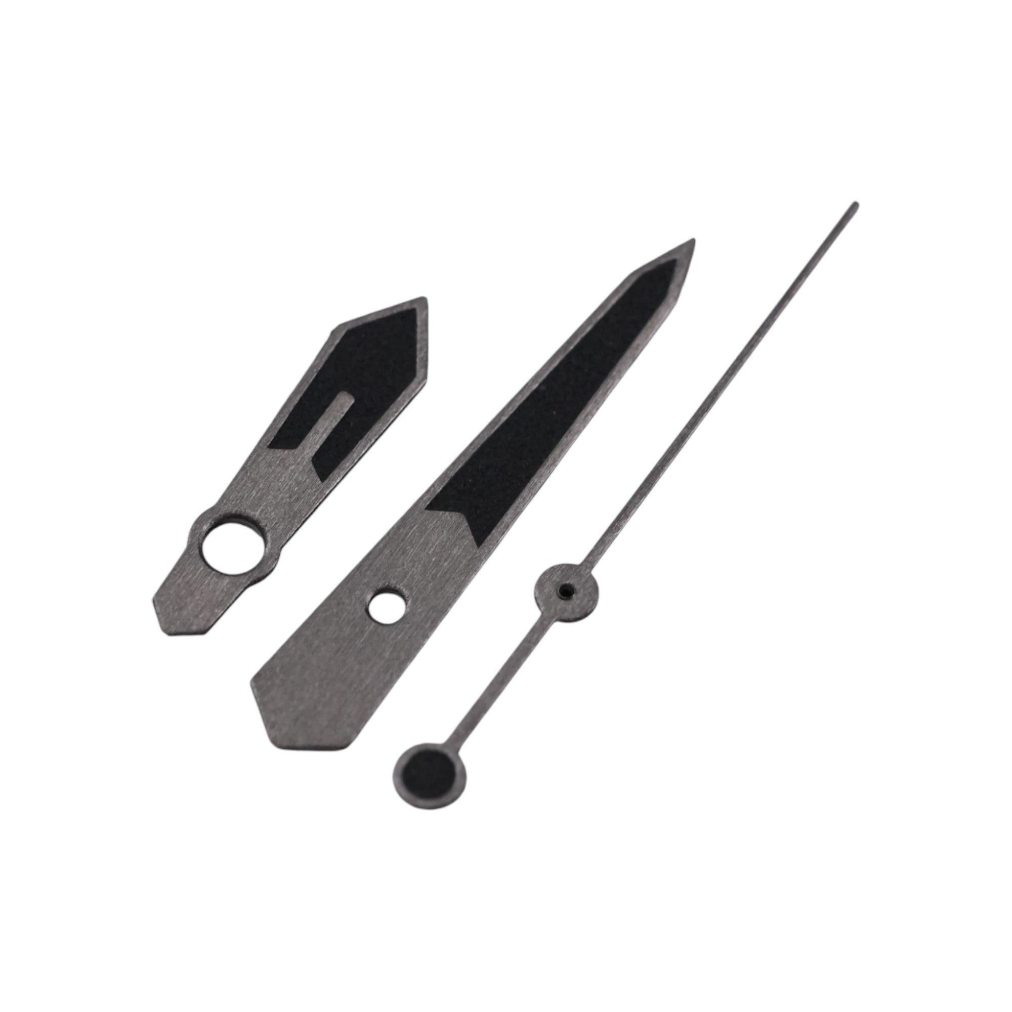 MM1000: Gunmetal Brushed Hands w/ Black Lume