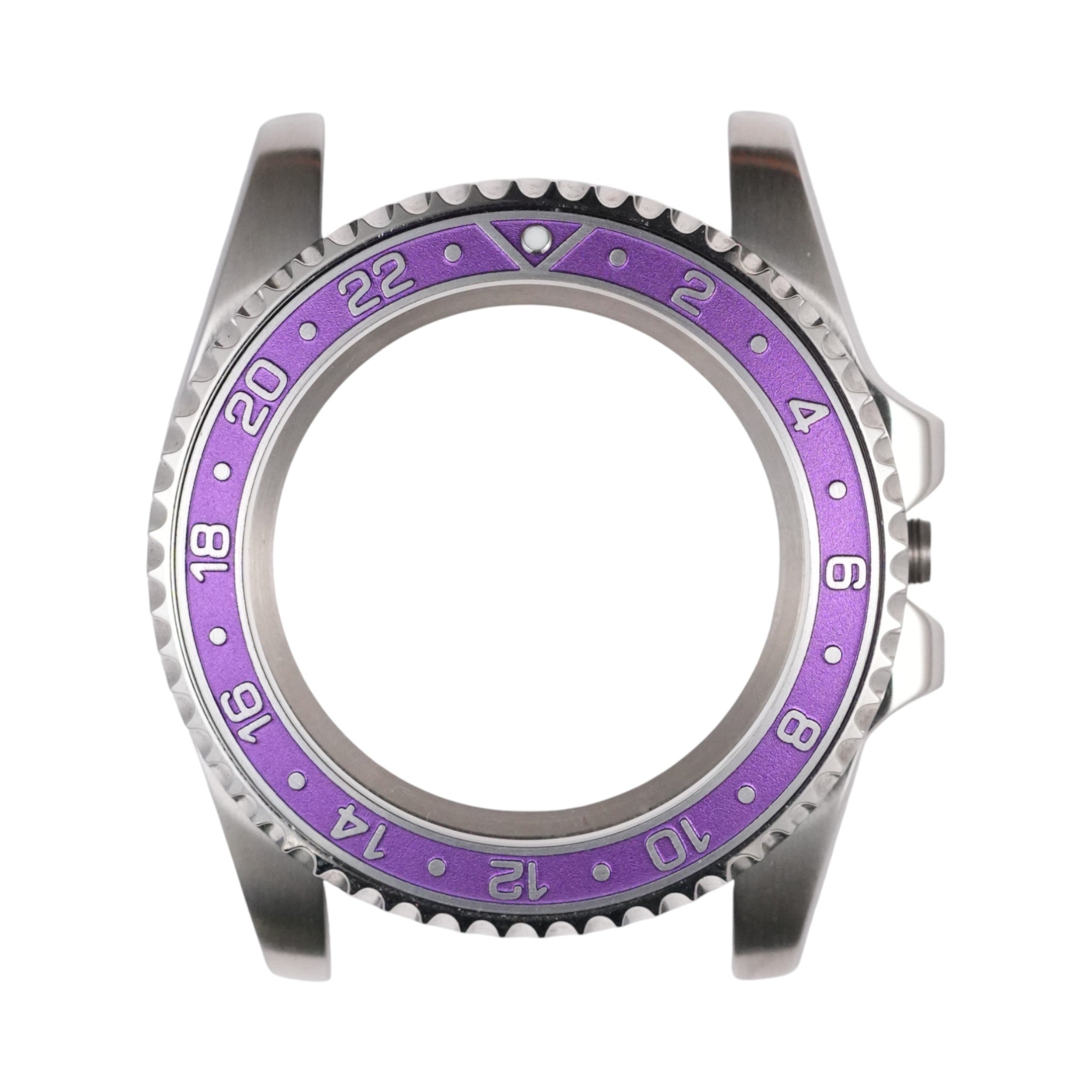 SKX007/SRPD GMT: Purple with Silver Raised Numerals