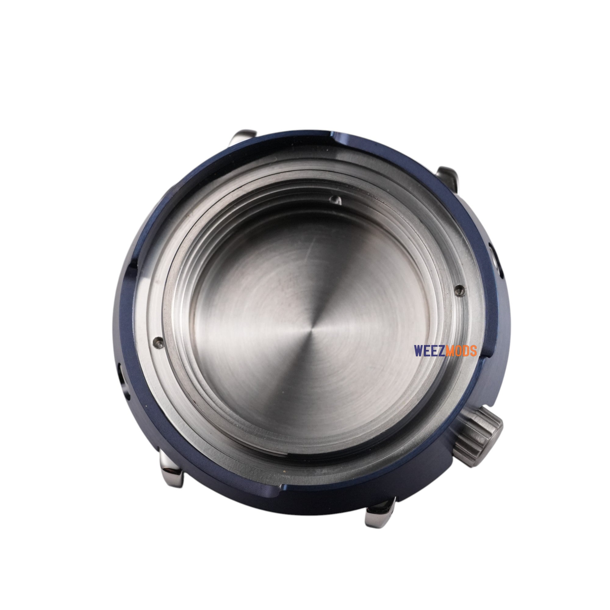 SKX007 Tuna: Brushed Silver with Blue Shroud